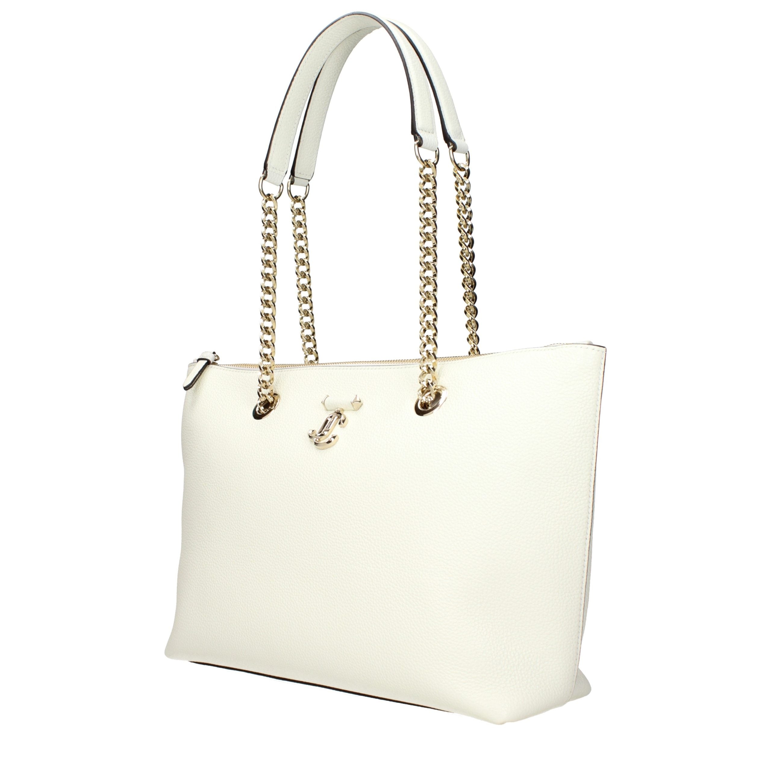 Jimmy Choo White Leather Shoulder Women's Bag