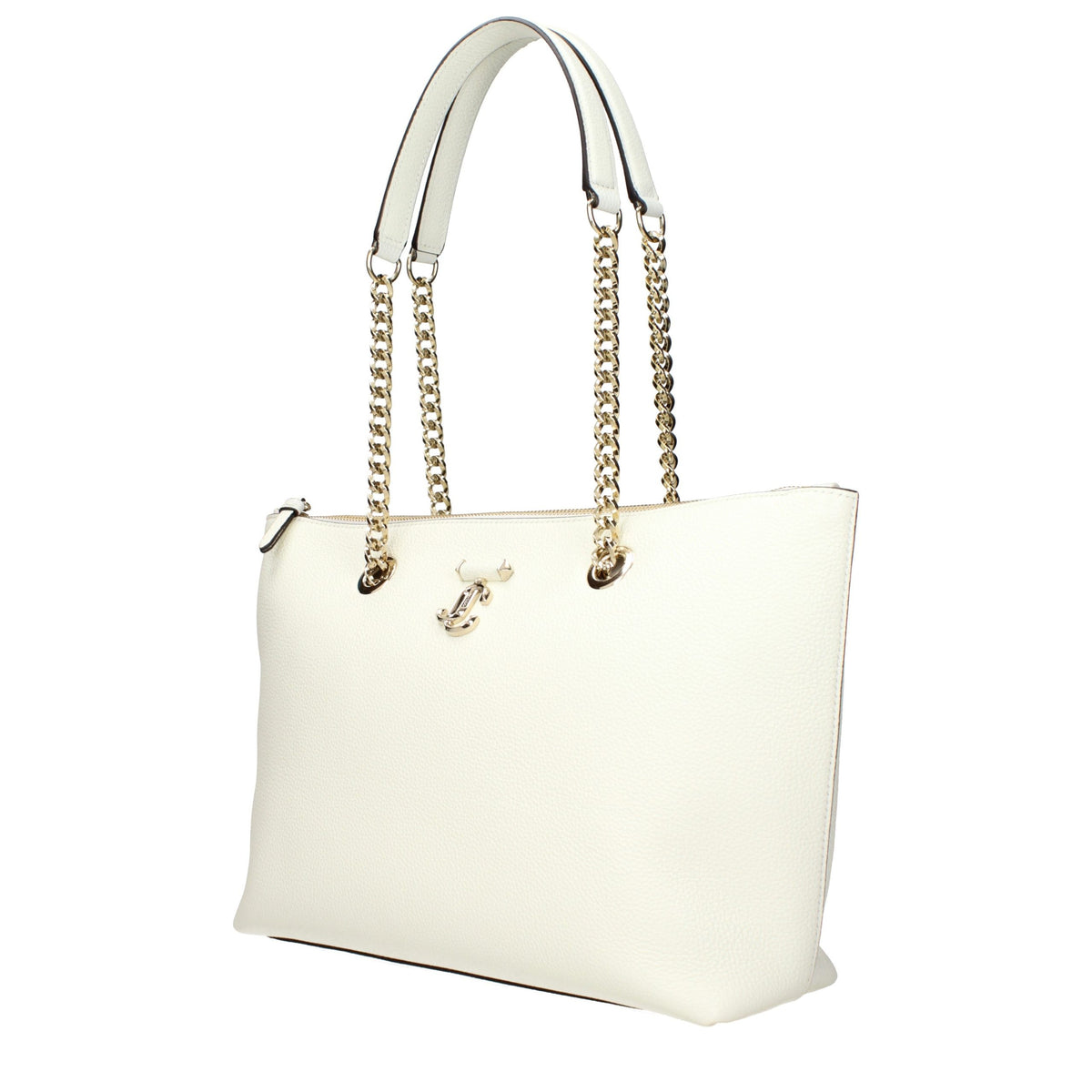 Jimmy Choo White Leather Shoulder Women's Bag
