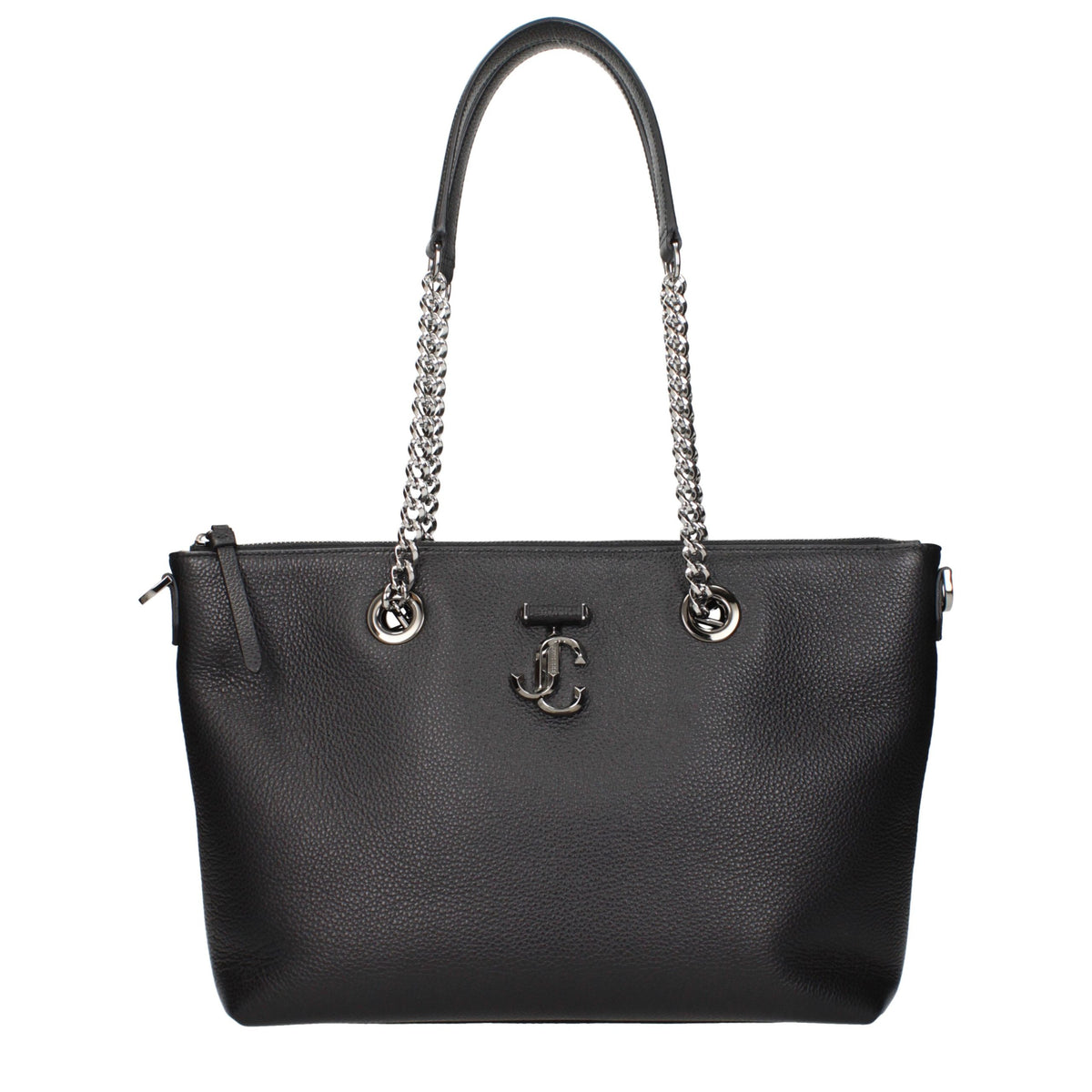 Jimmy Choo Black Leather Shoulder Women's Bag