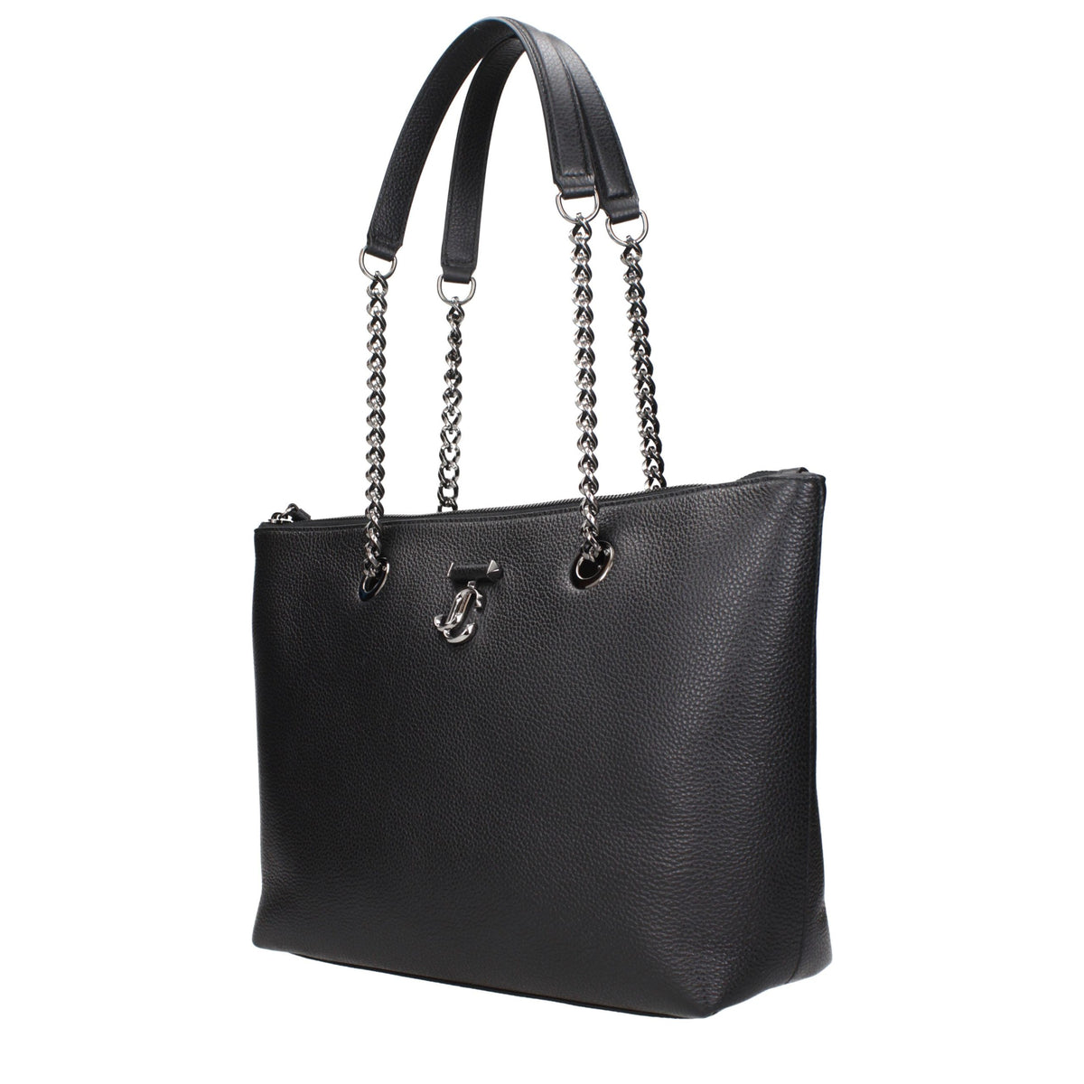 Jimmy Choo Black Leather Shoulder Women's Bag