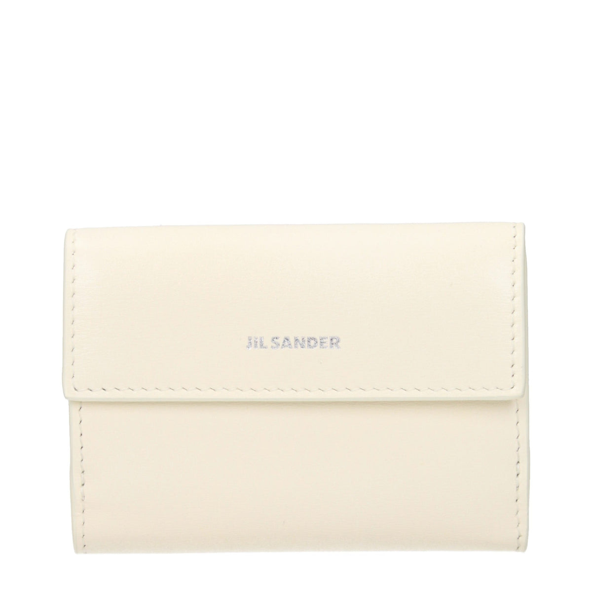 Jil Sander White Leather Women's Wallet
