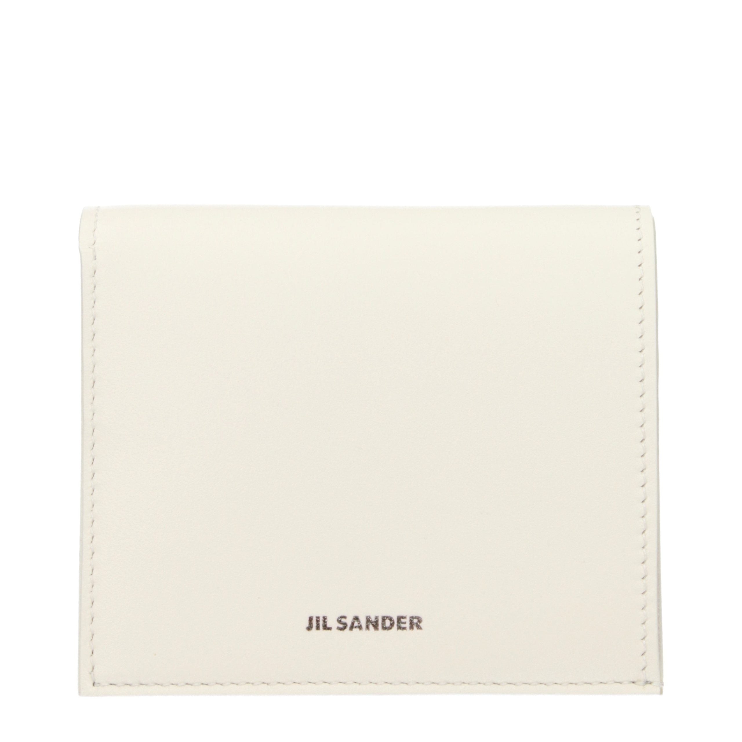 Jil Sander White Leather Women's Wallet
