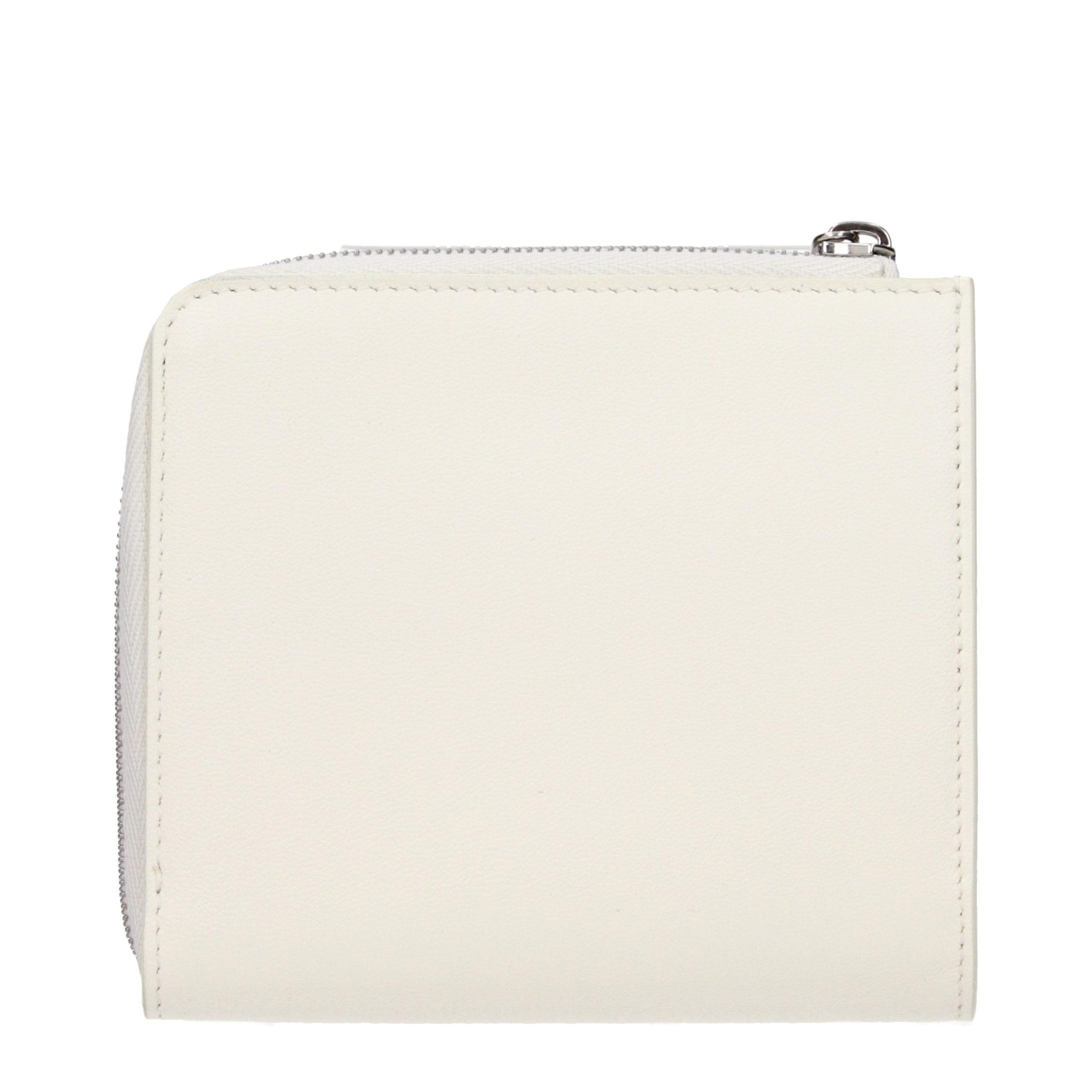 Jil Sander White Leather Women's Wallet