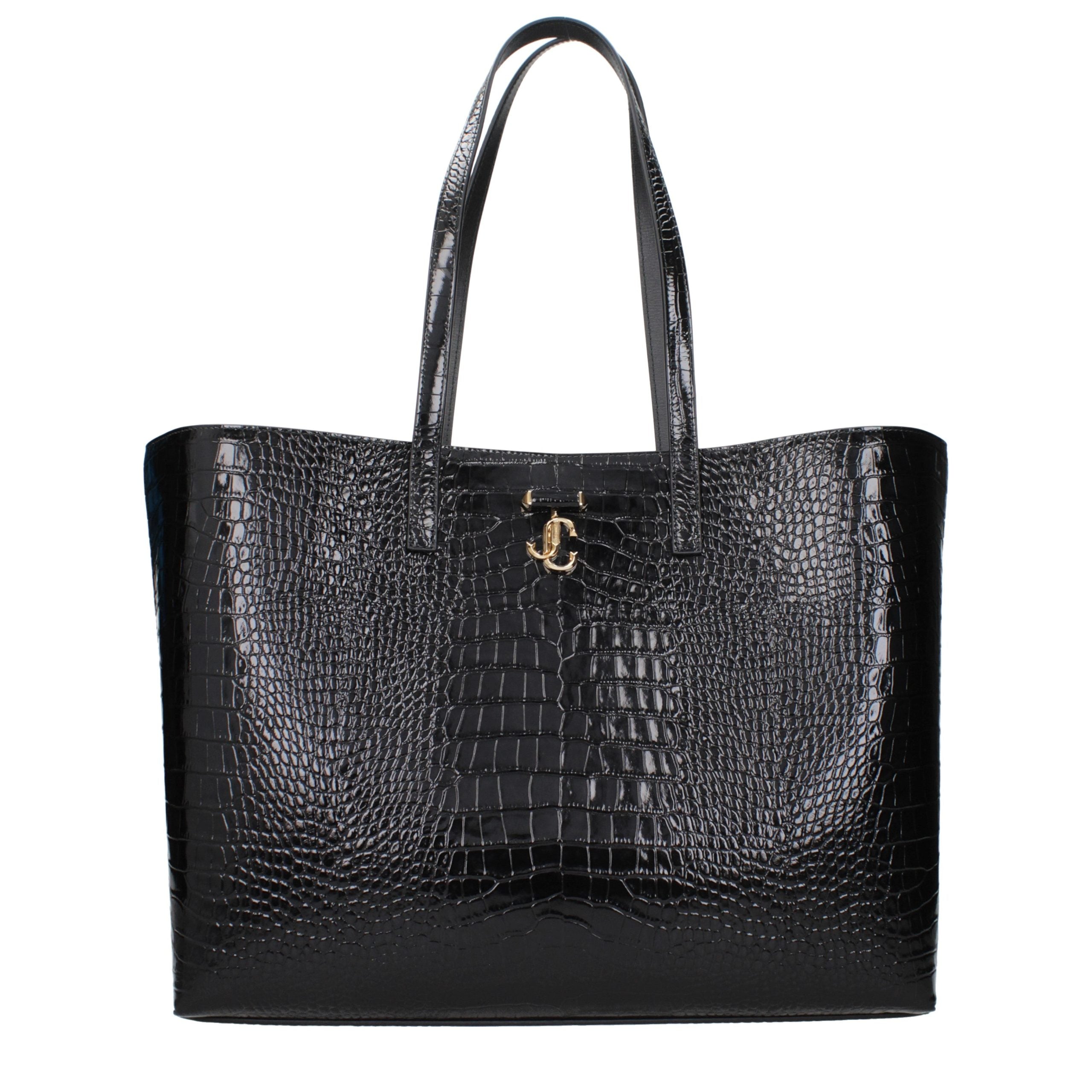 Jimmy Choo Black Leather Shoulder Women's Bag