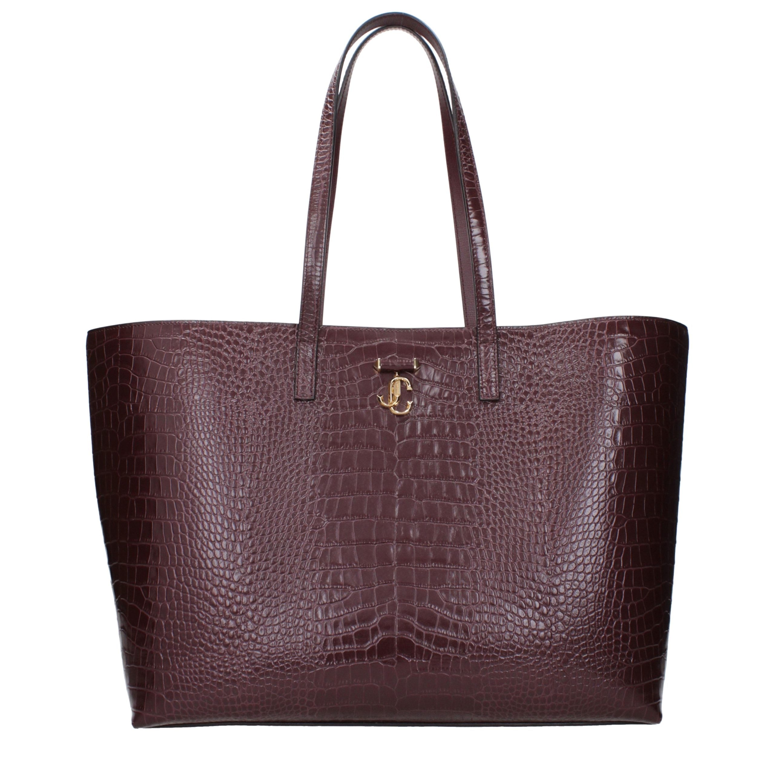 Jimmy Choo Red Leather Shoulder Women's Bag