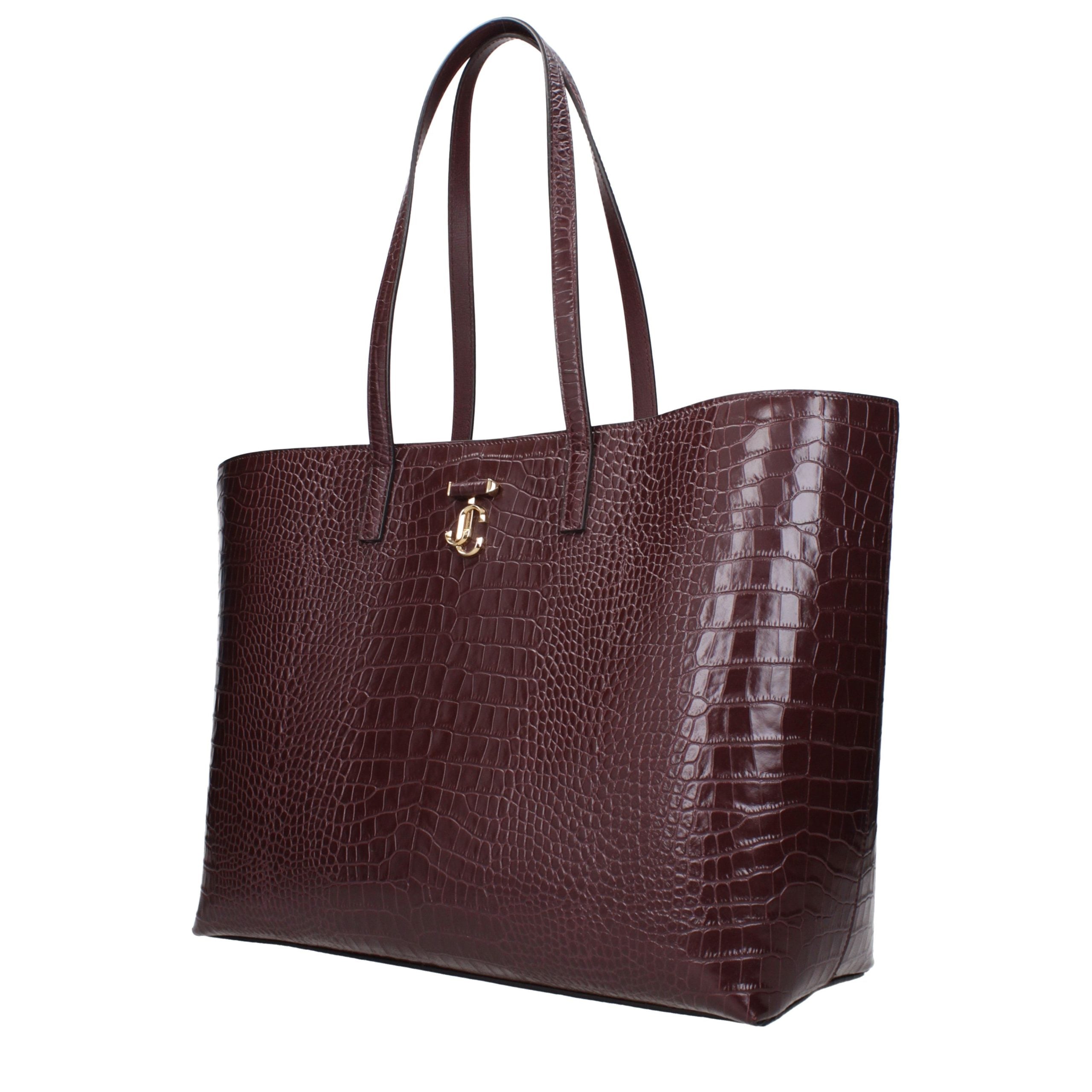 Jimmy Choo Red Leather Shoulder Women's Bag
