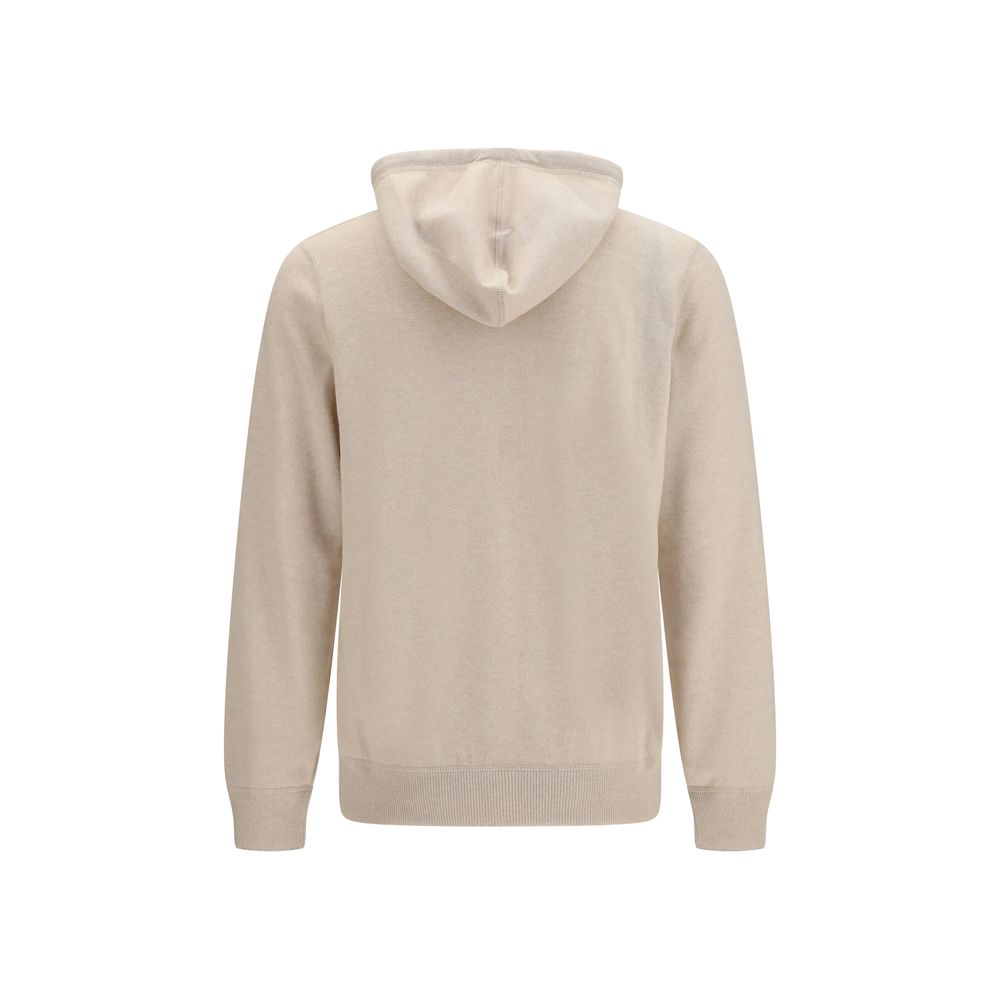 Brunello Cucinelli Beige Cashmere Men's Sweatshirt