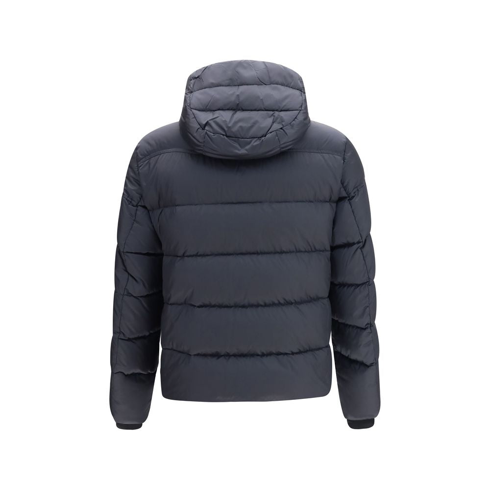 MooRER Blue Polyamide Full-Length Men's Jacket