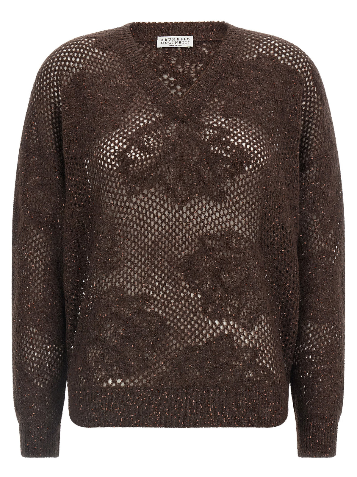 Brunello Cucinelli Brown Nylon Women's Cardigan
