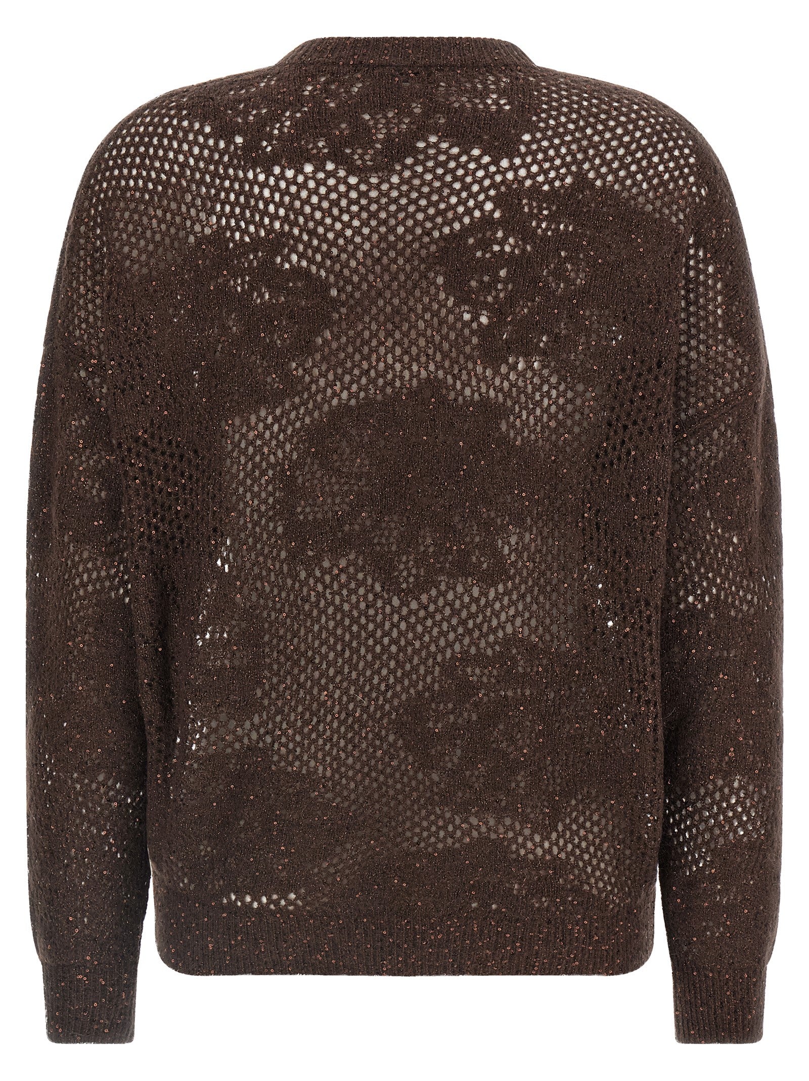 Brunello Cucinelli Brown Nylon Women's Cardigan