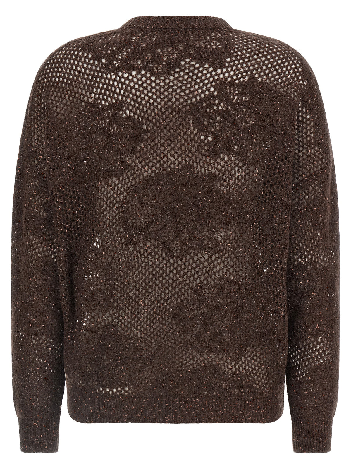 Brunello Cucinelli Brown Nylon Women's Cardigan