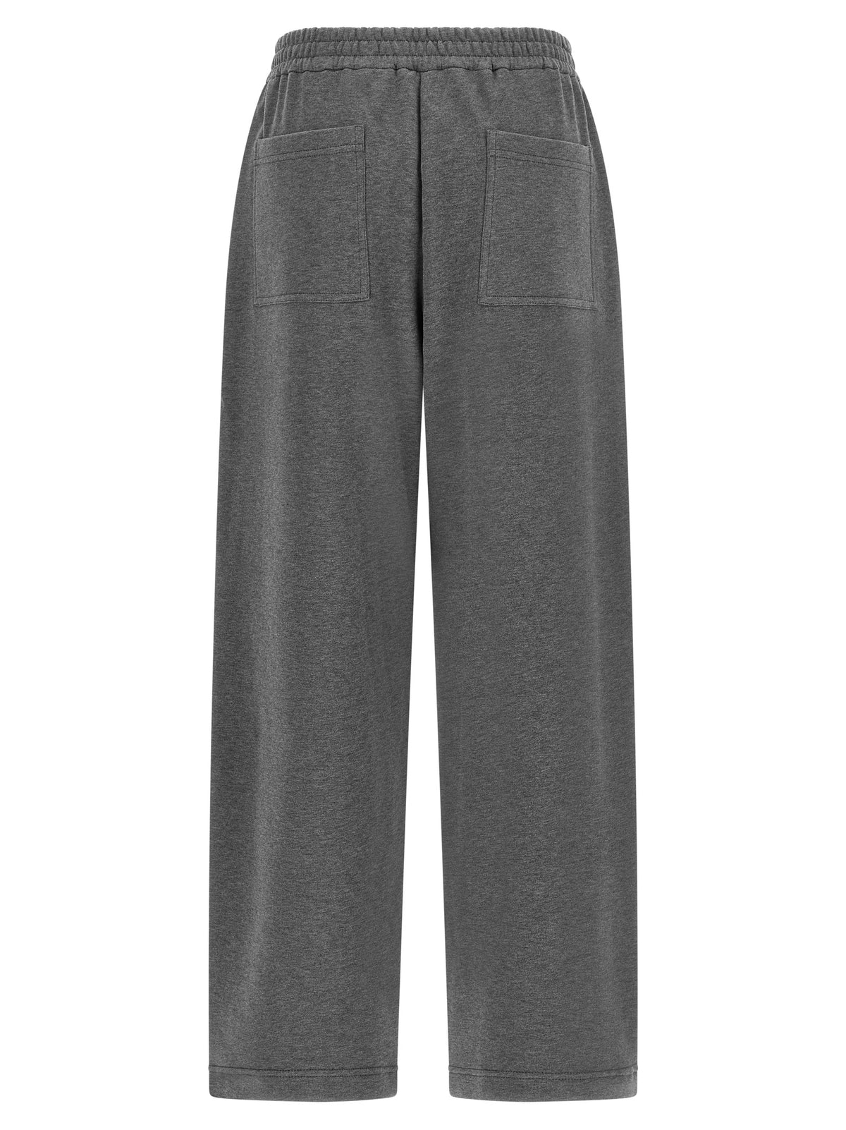Brunello Cucinelli Gray Cotton Joggers (Workout Women's Pants)