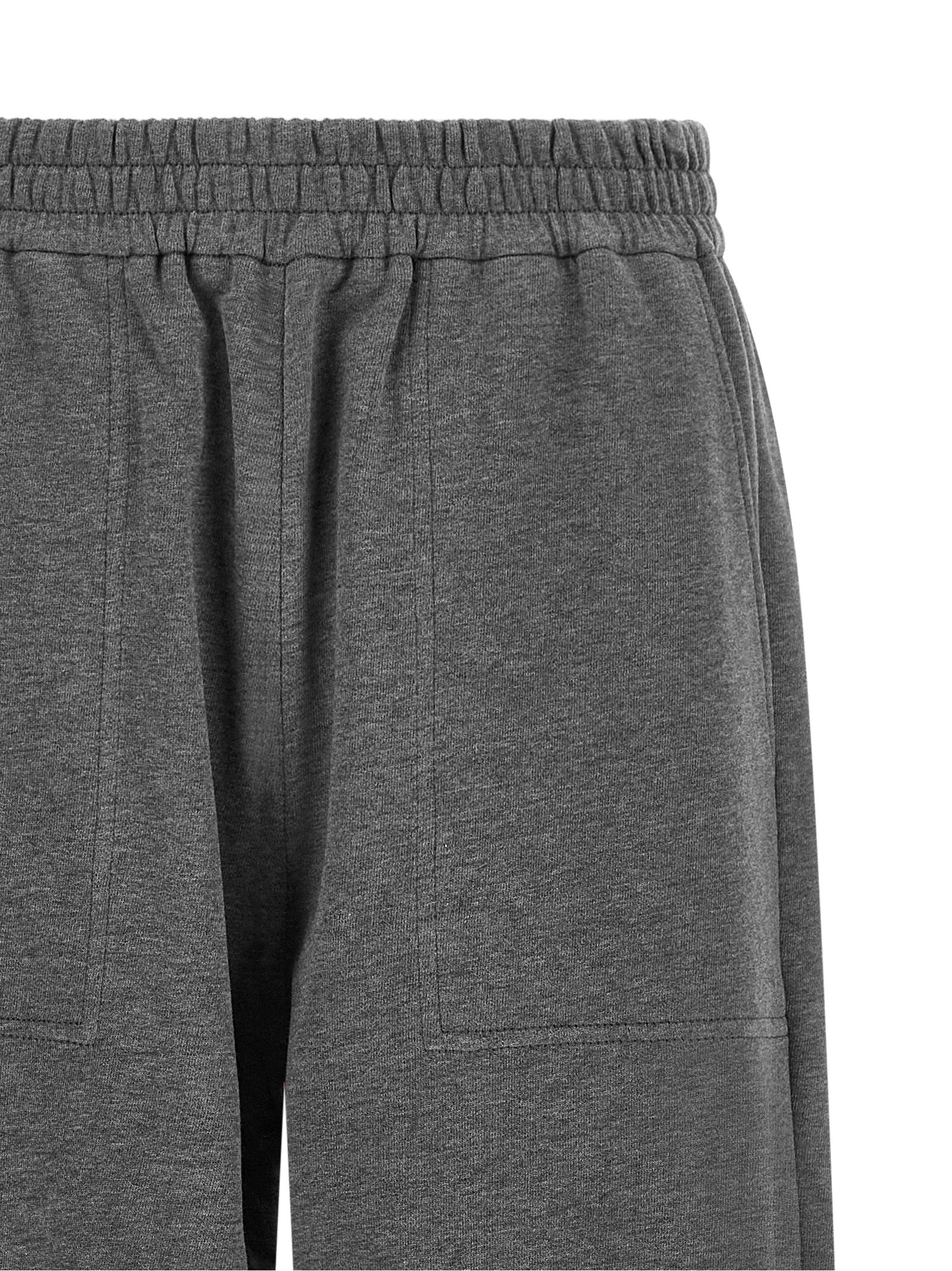 Brunello Cucinelli Gray Cotton Joggers (Workout Women's Pants)