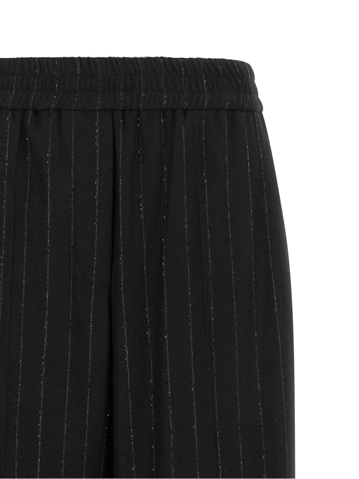 Brunello Cucinelli Blue Virgin Wool Casual Women's Pants