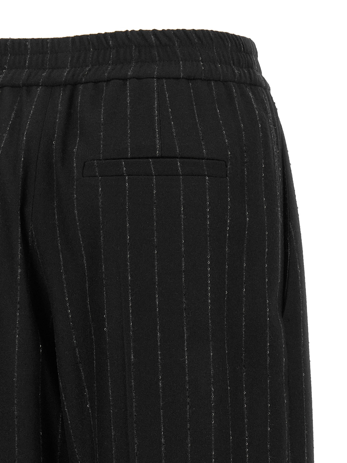 Brunello Cucinelli Blue Virgin Wool Casual Women's Pants