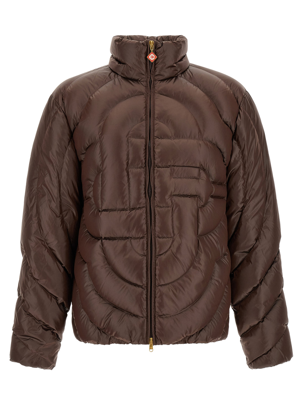 Casablanca Brown Polyamide Full-Length Men's Jacket