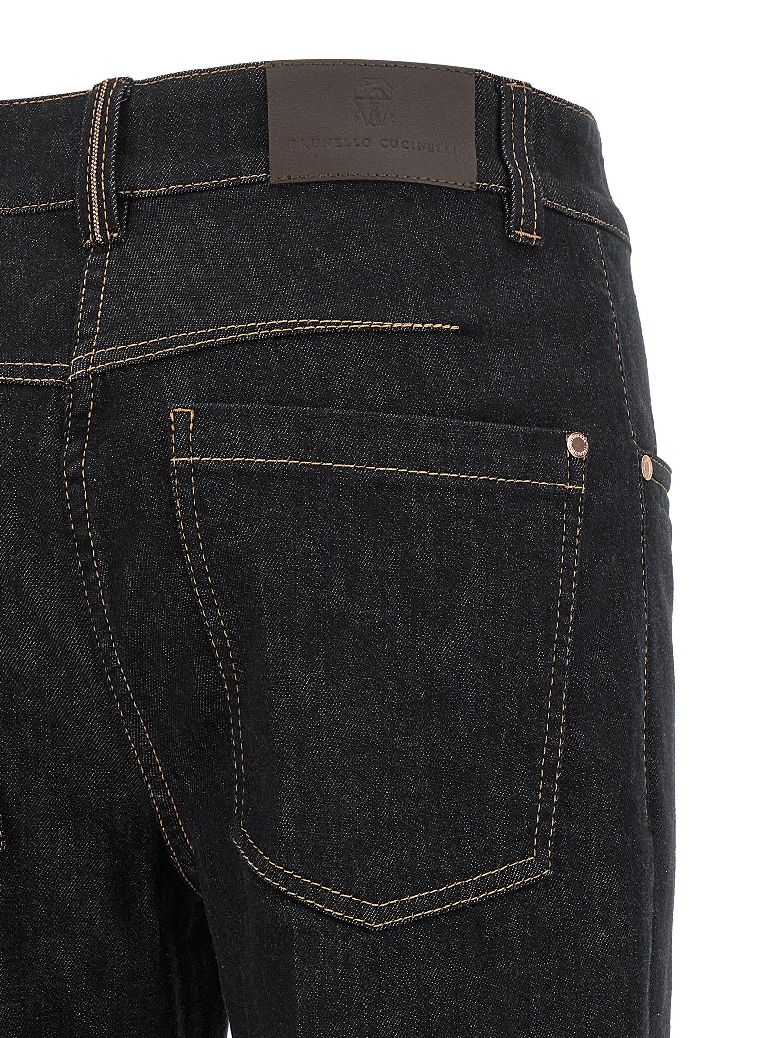 Brunello Cucinelli Blue Cotton Flared Women's Jeans
