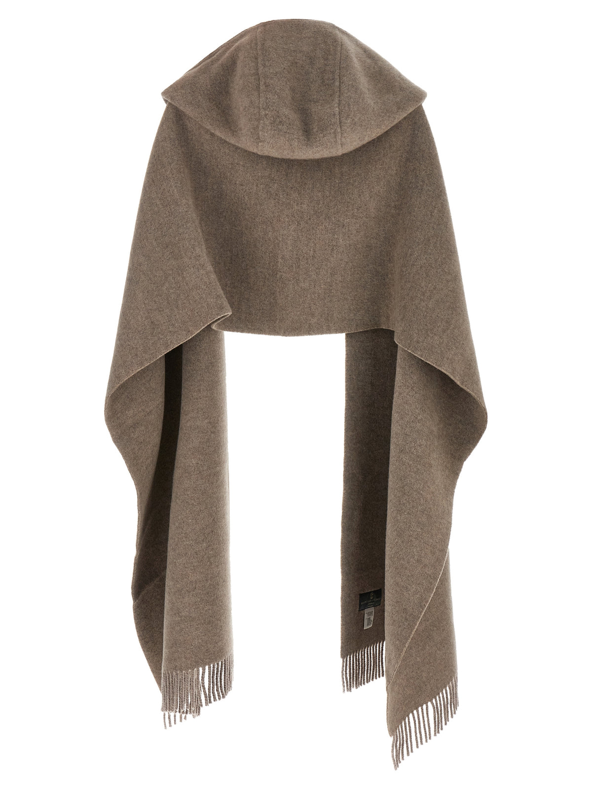 Brunello Cucinelli Brown Wool Women's Scarf
