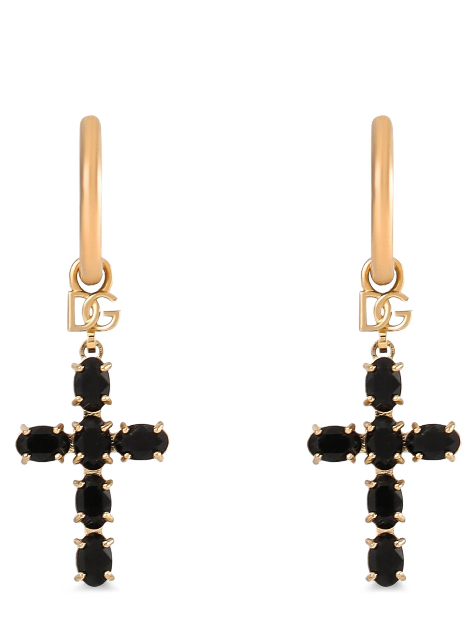 Dolce & Gabbana Black Brass Women's Earrings