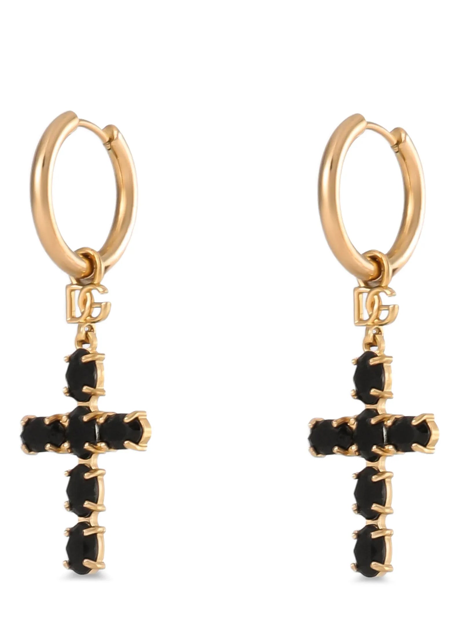 Dolce & Gabbana Black Brass Women's Earrings
