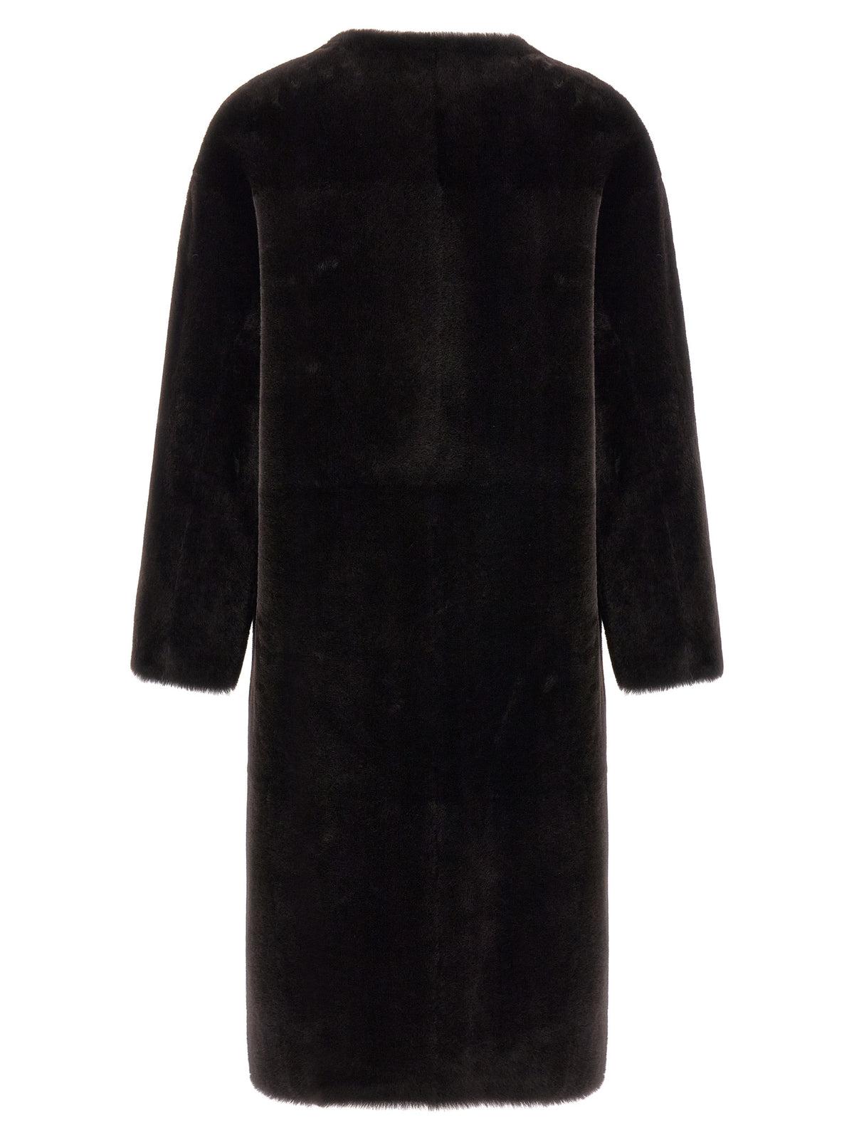 BLANCHA Brown Lamb Fur Women's Coat