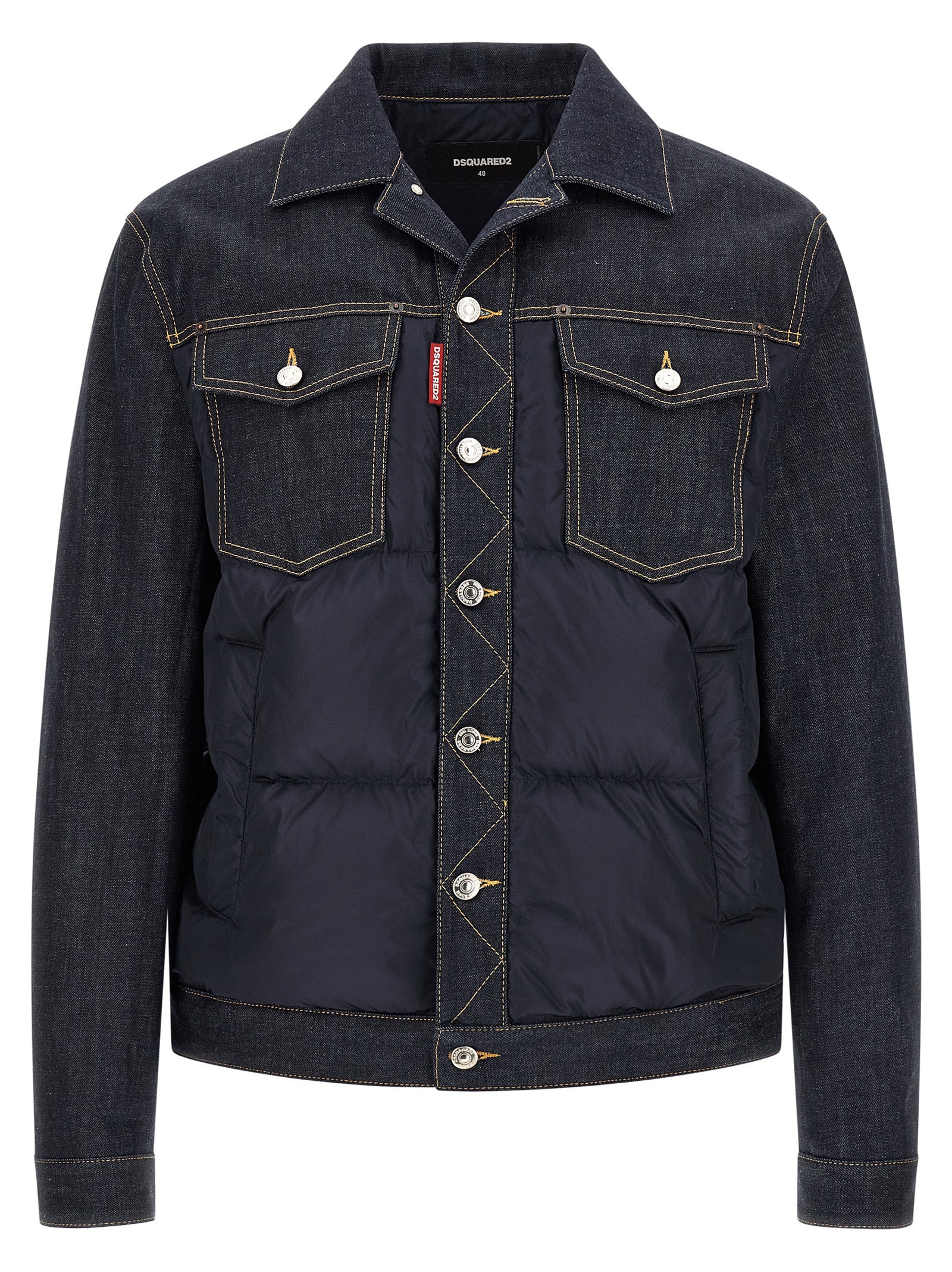 Dsquared² Blue Cotton Denim Men's Jacket