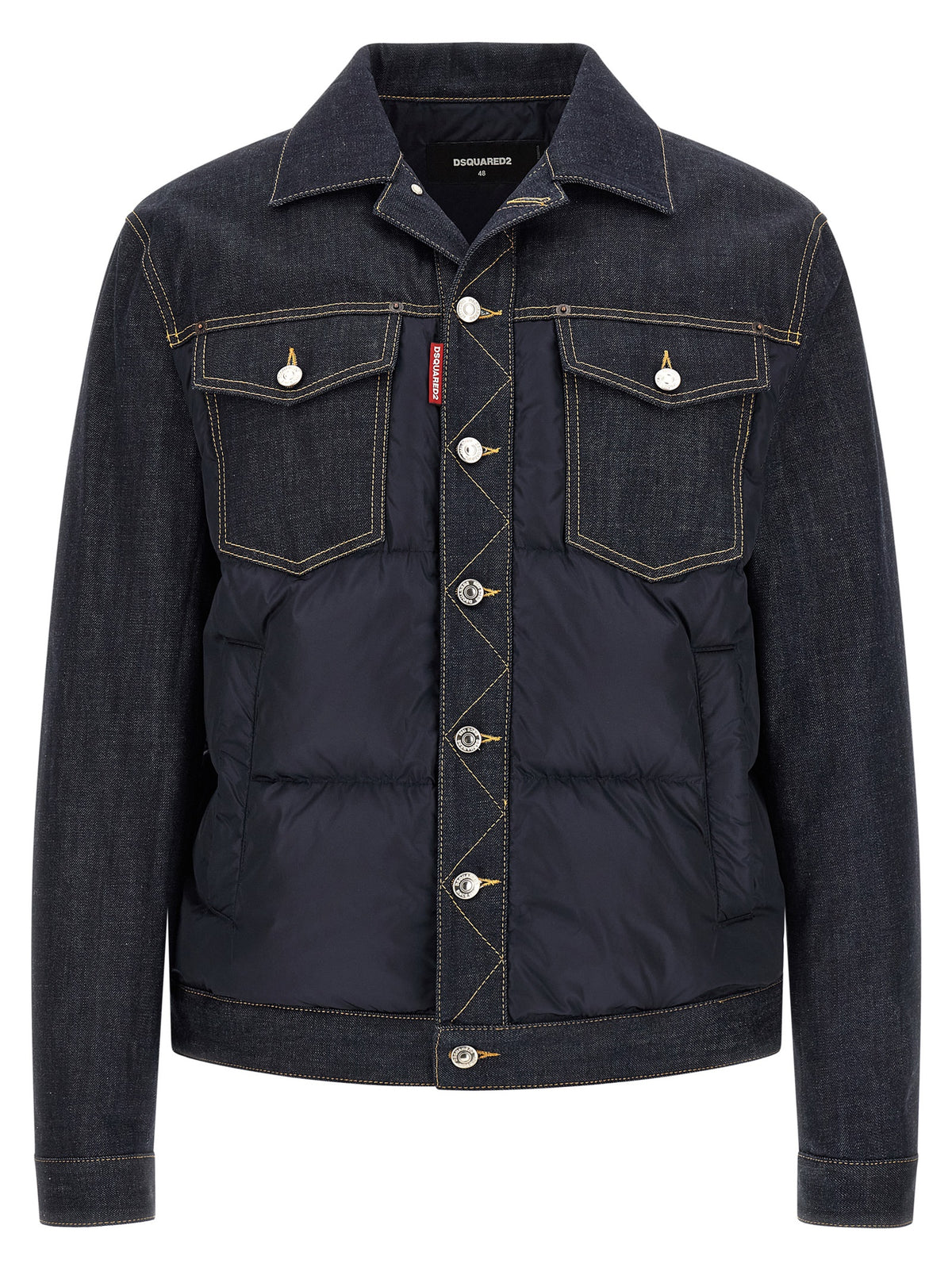 Dsquared² Blue Cotton Denim Men's Jacket