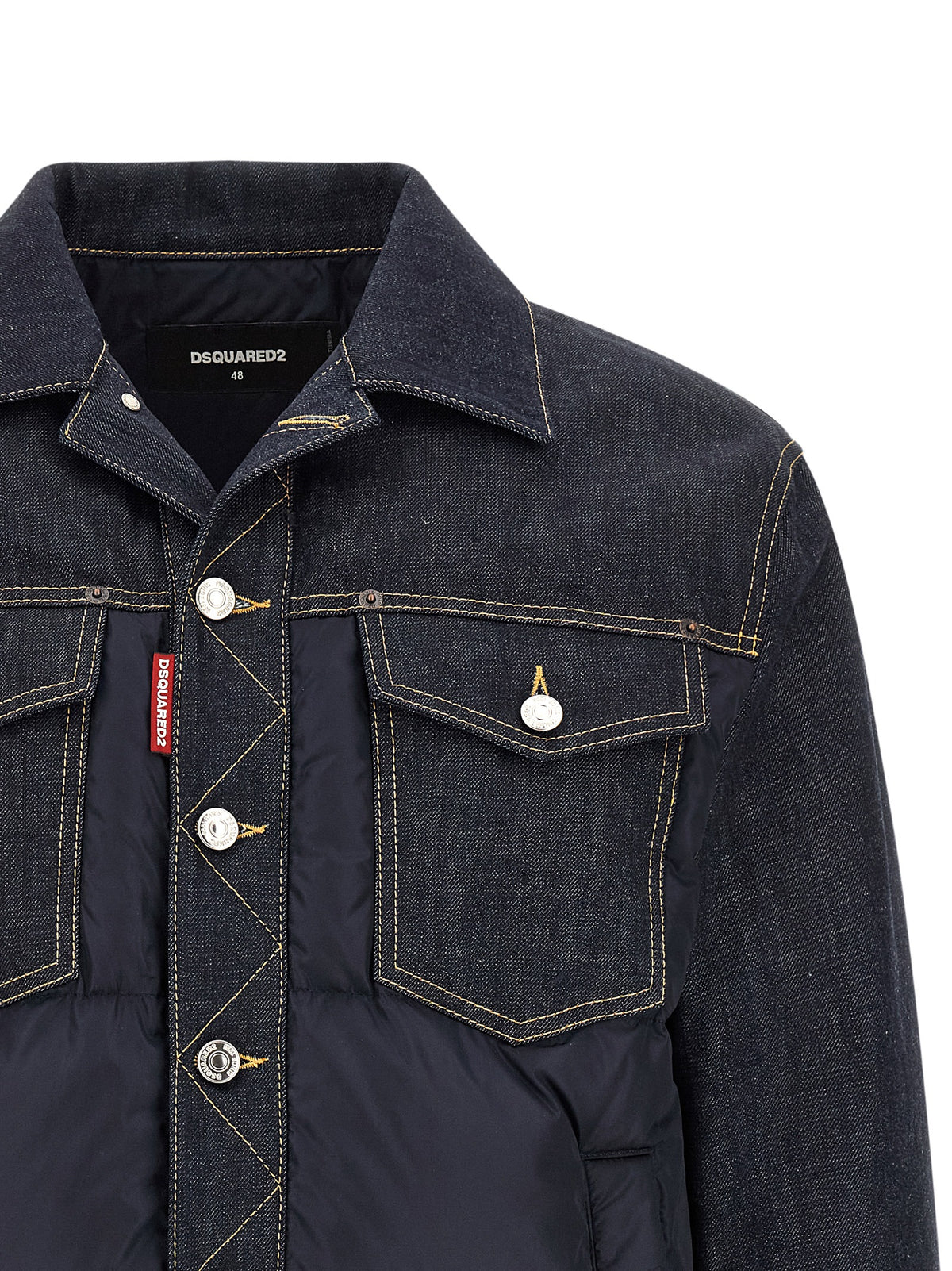 Dsquared² Blue Cotton Denim Men's Jacket