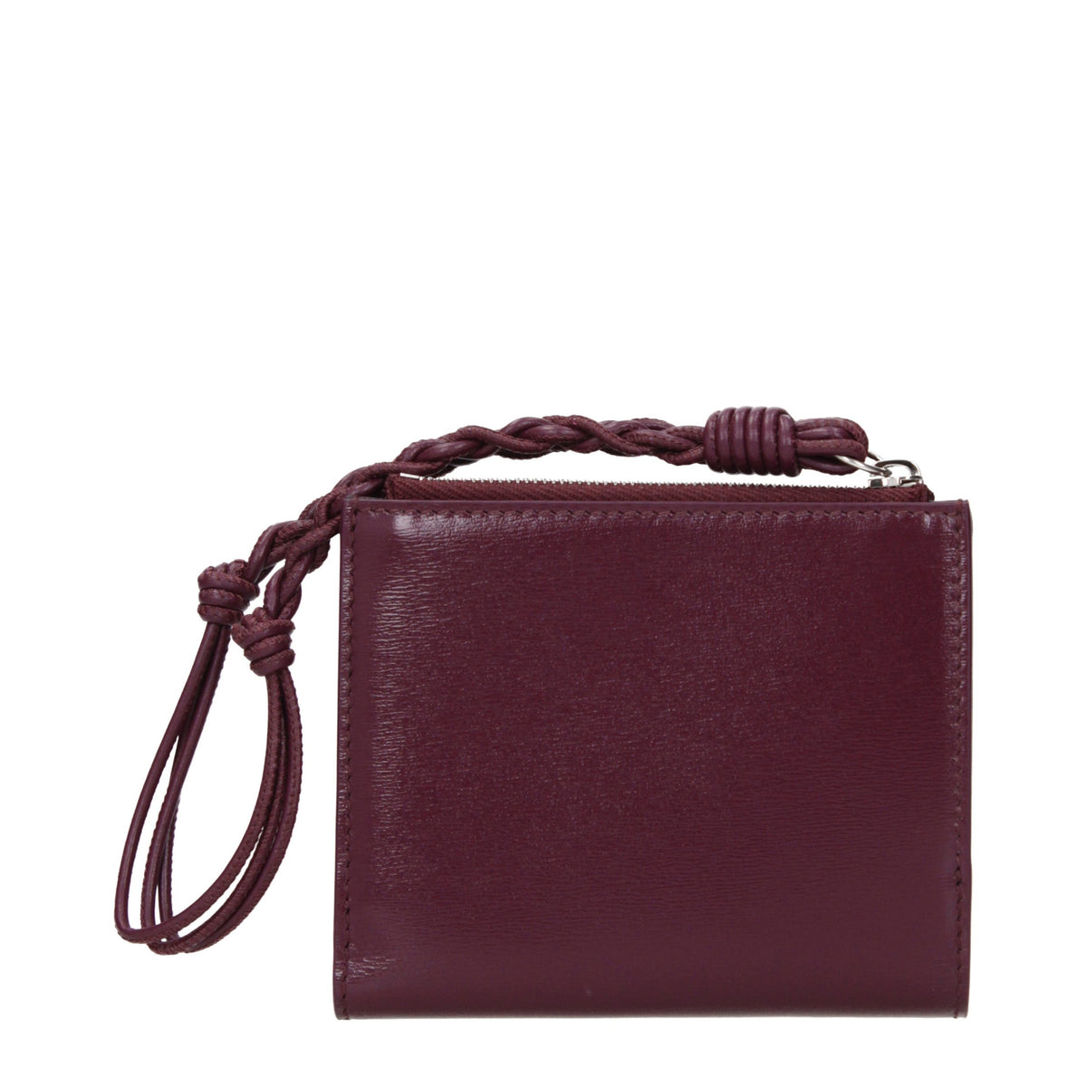 Jil Sander Red Leather Women's Wallet