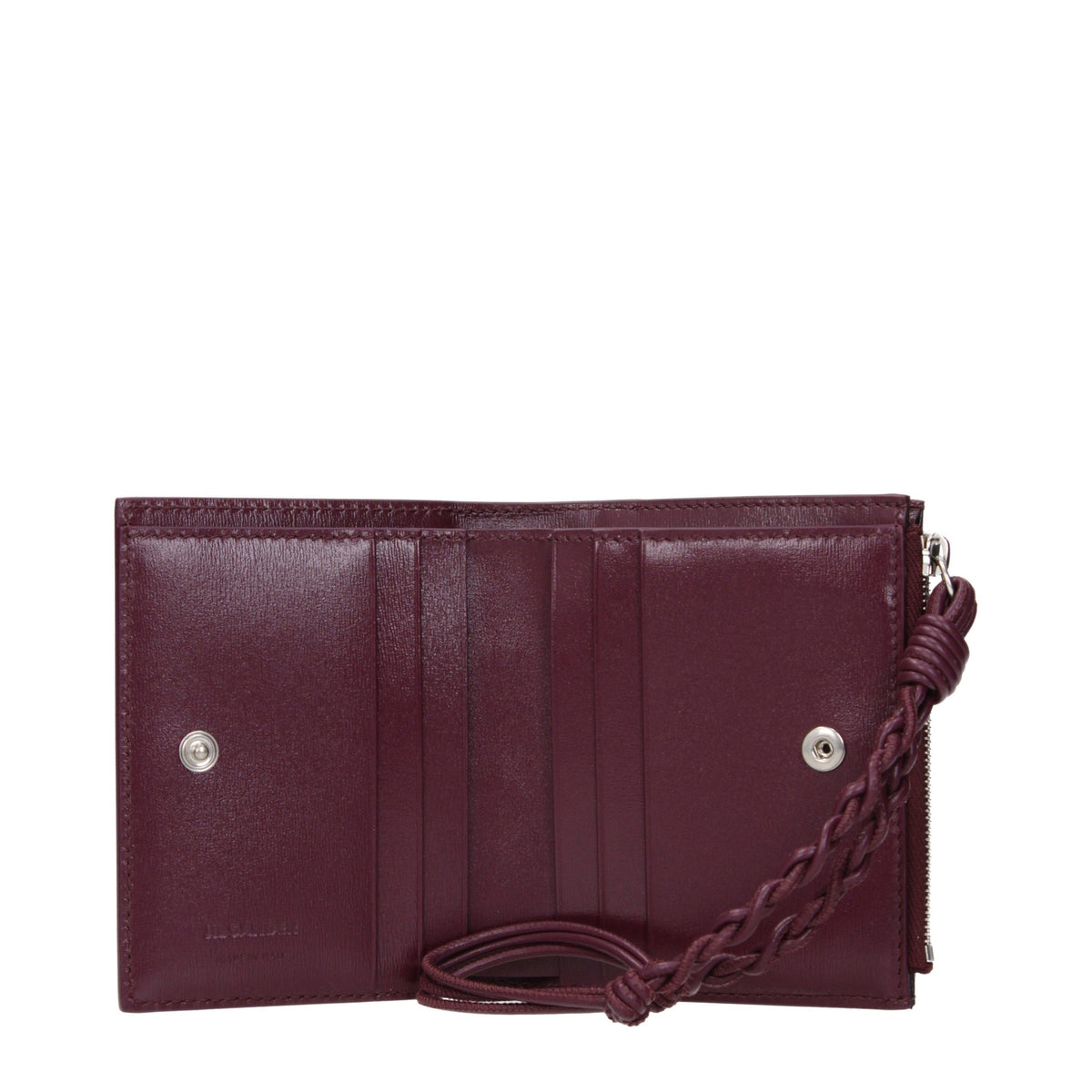 Jil Sander Red Leather Women's Wallet