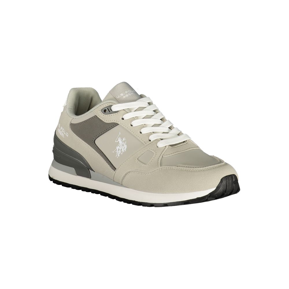 U.S. POLO ASSN. Grey Polyurethane Men's Men's Sneaker