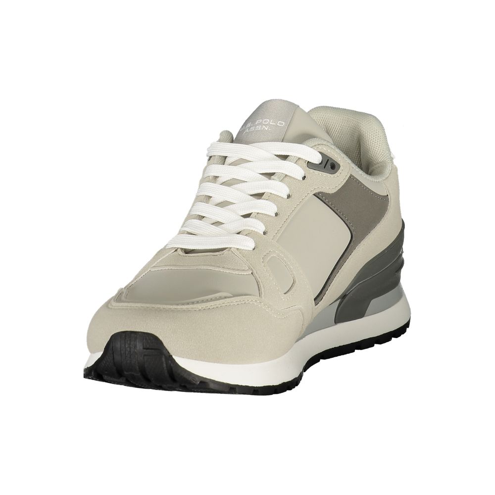 U.S. POLO ASSN. Grey Polyurethane Men's Men's Sneaker
