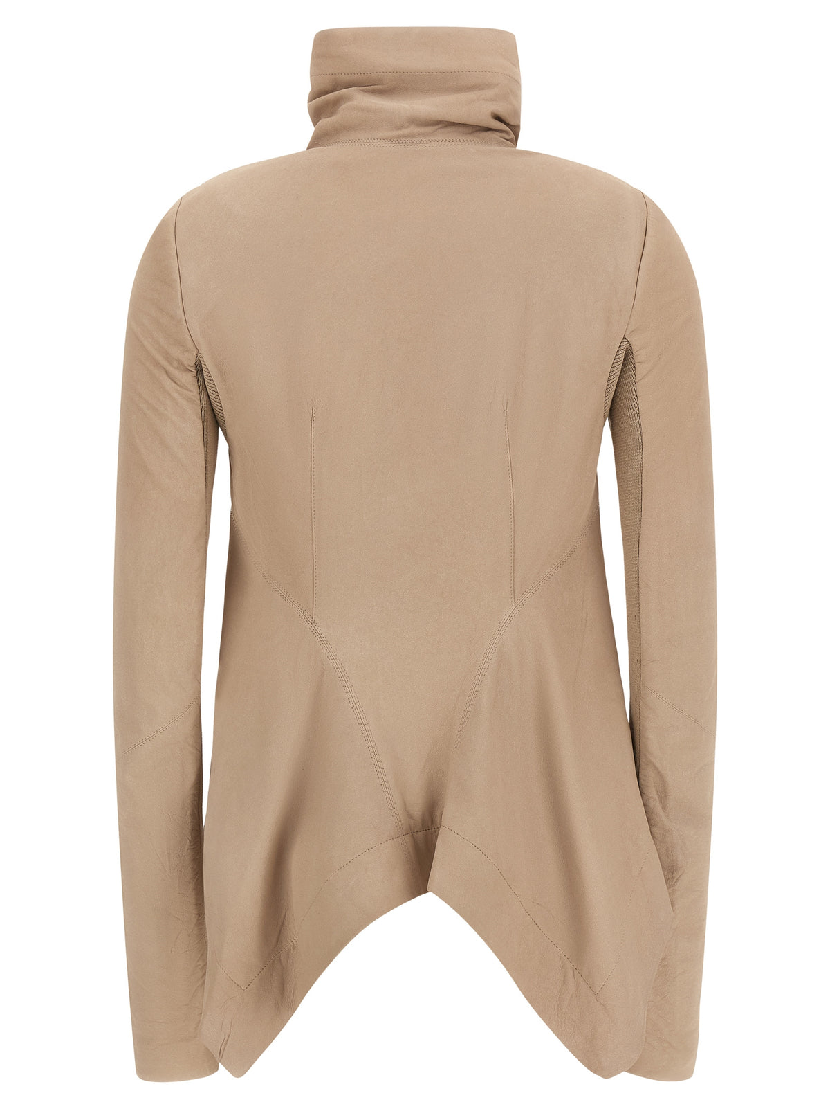 Rick Owens Beige Lamb Leather Leather Women's Jacket