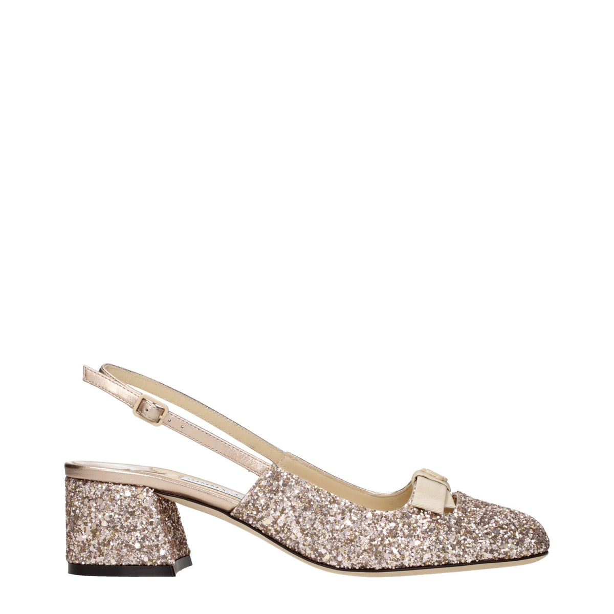 Jimmy Choo Pink Plastic Flat Women's Sandals