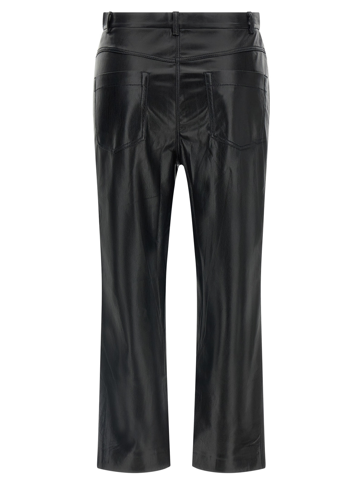 The Andamane Black Polyester Casual Women's Pants