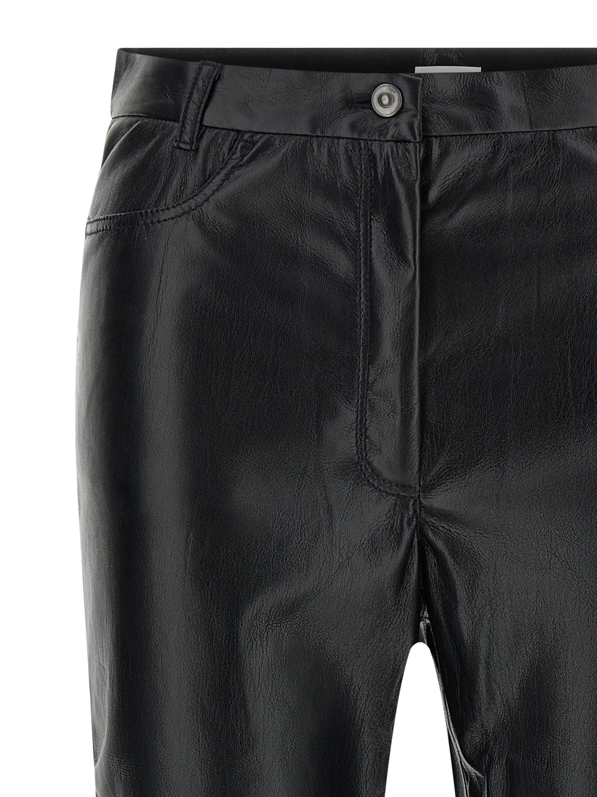 The Andamane Black Polyester Casual Women's Pants