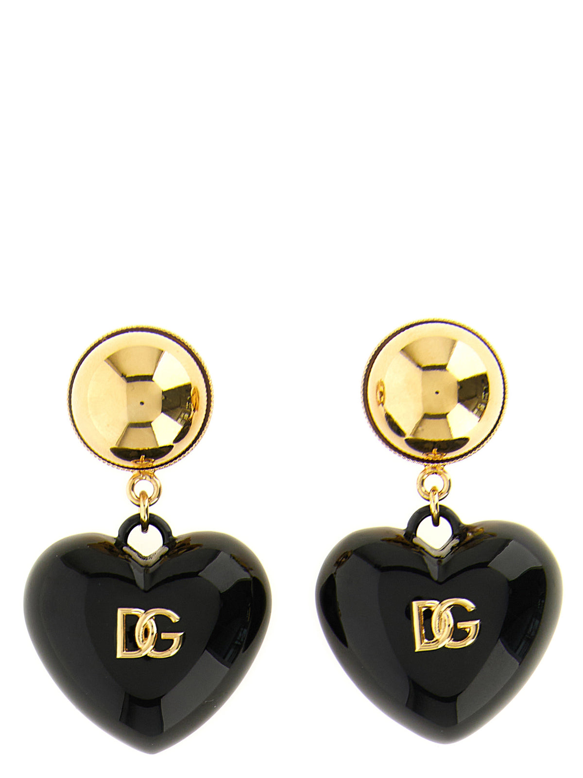 Dolce & Gabbana Black Brass Women's Earrings