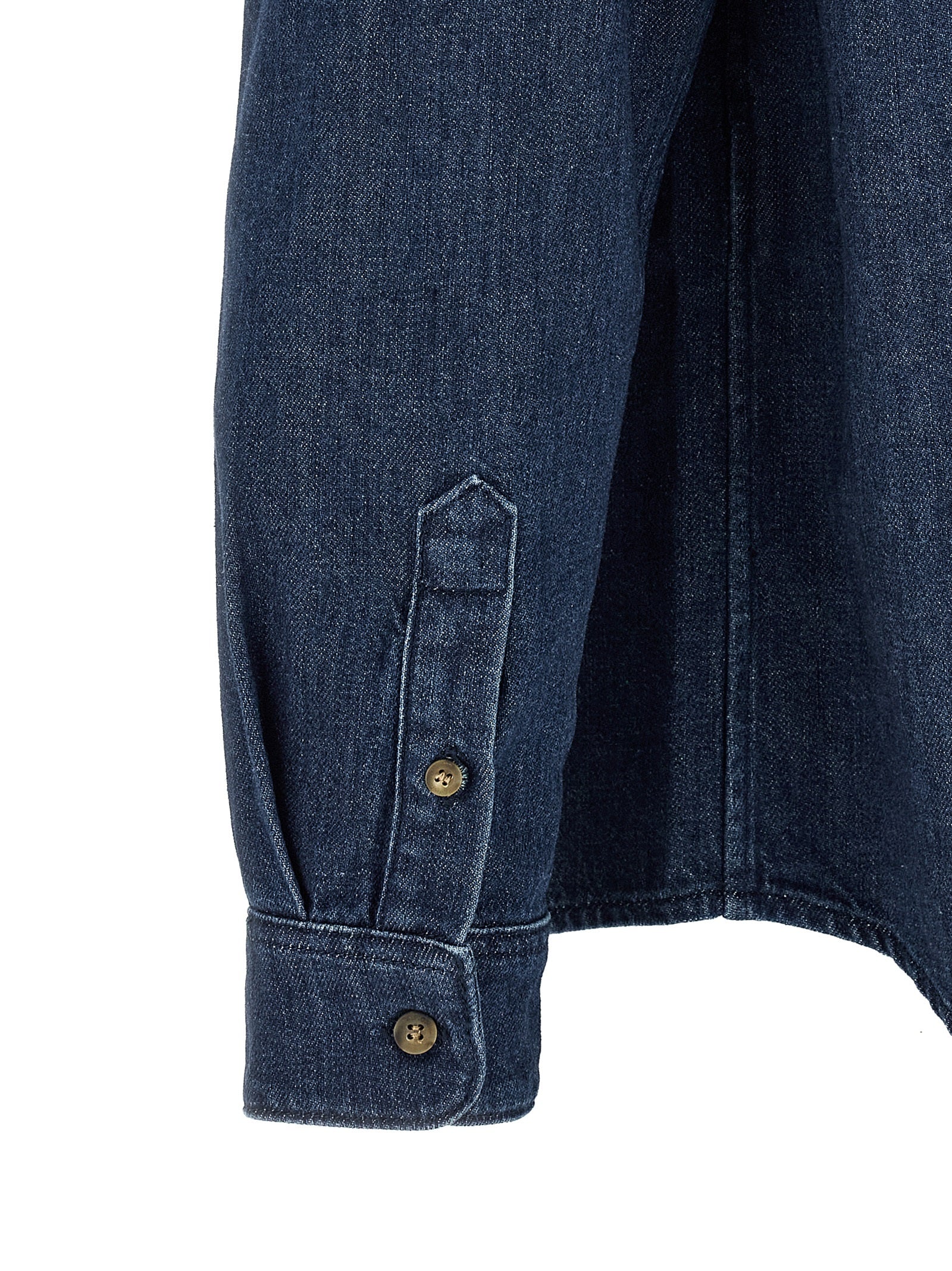 A.P.C. Blue Cotton Men's Blouse