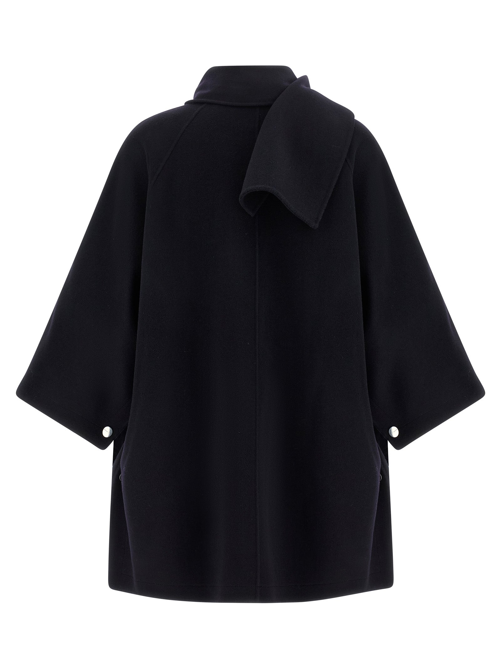 PINKO Blue Wool Women's Coat
