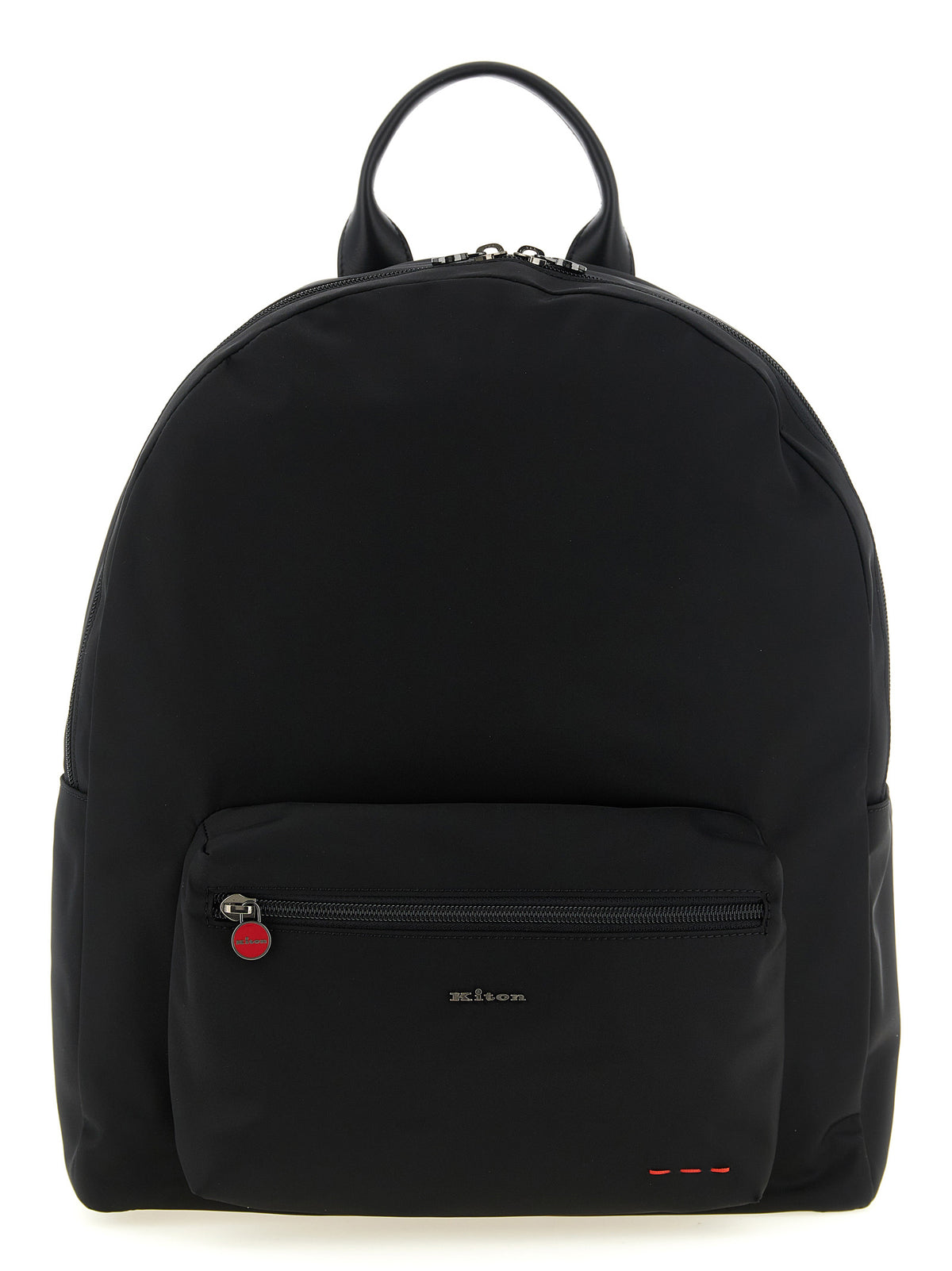 Kiton Black Polyamide Men's Backpack