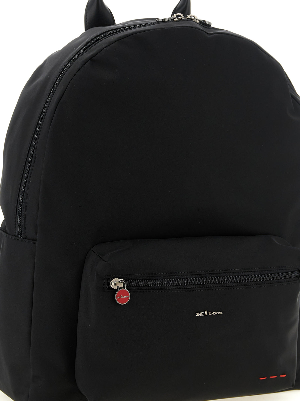 Kiton Black Polyamide Men's Backpack