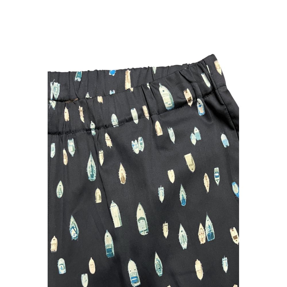 Trussardi Blue Cotton Women Women's Pants