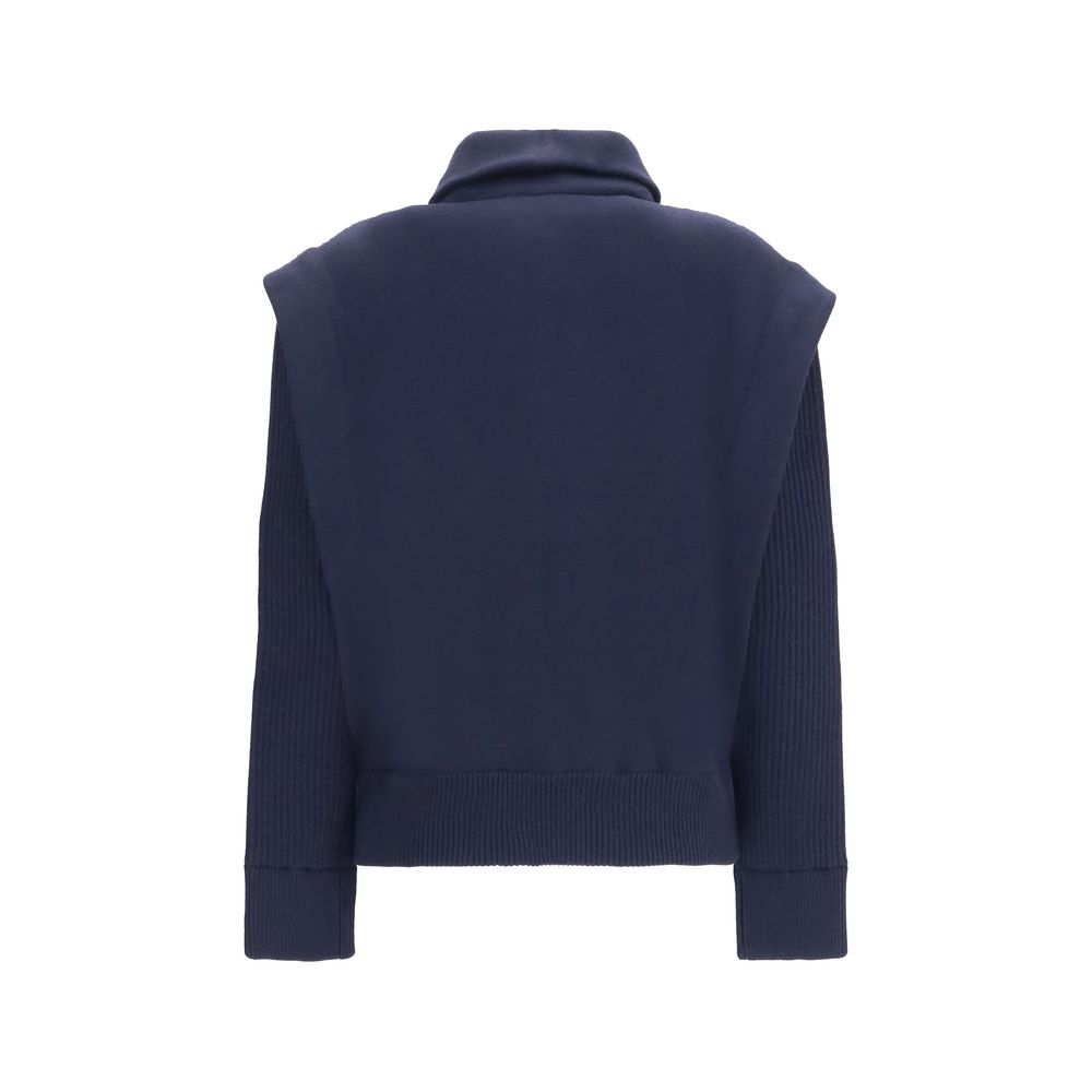Giorgio Armani Blue Wool Oves Aries Women's Bomber