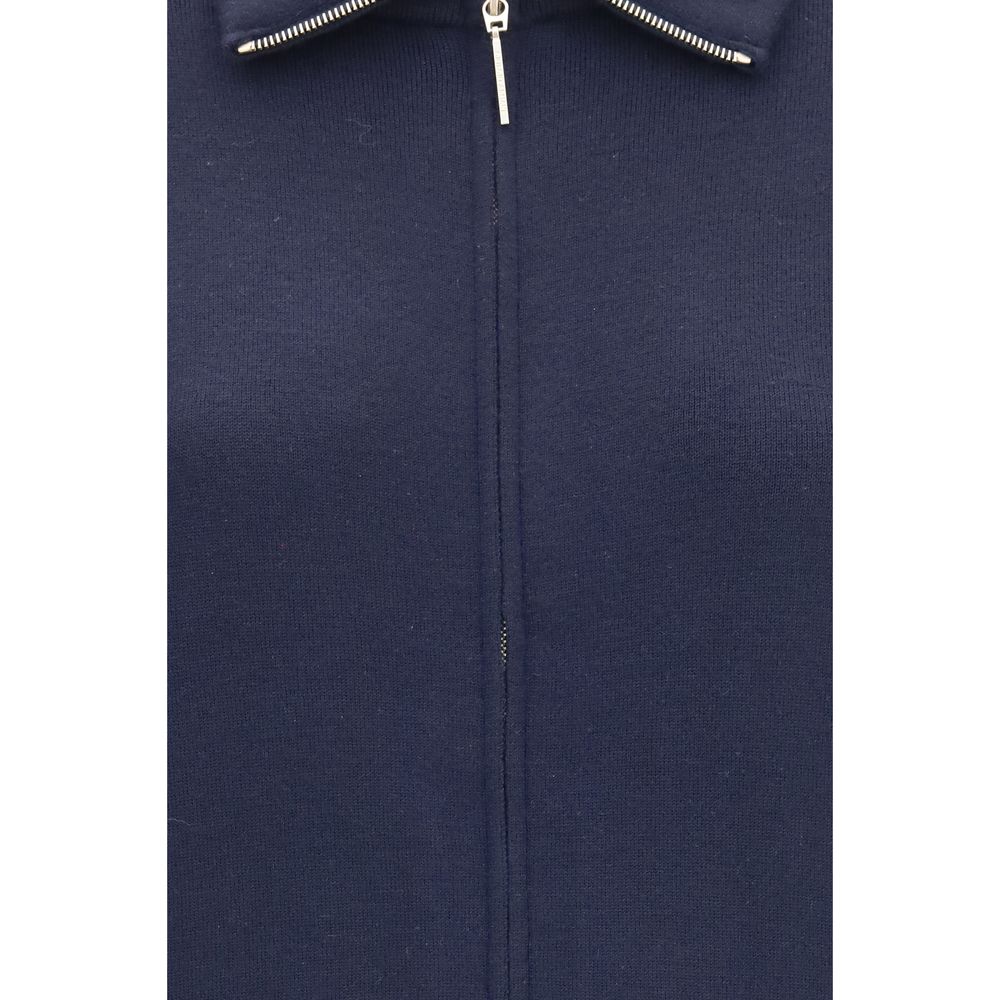 Giorgio Armani Blue Wool Oves Aries Women's Bomber