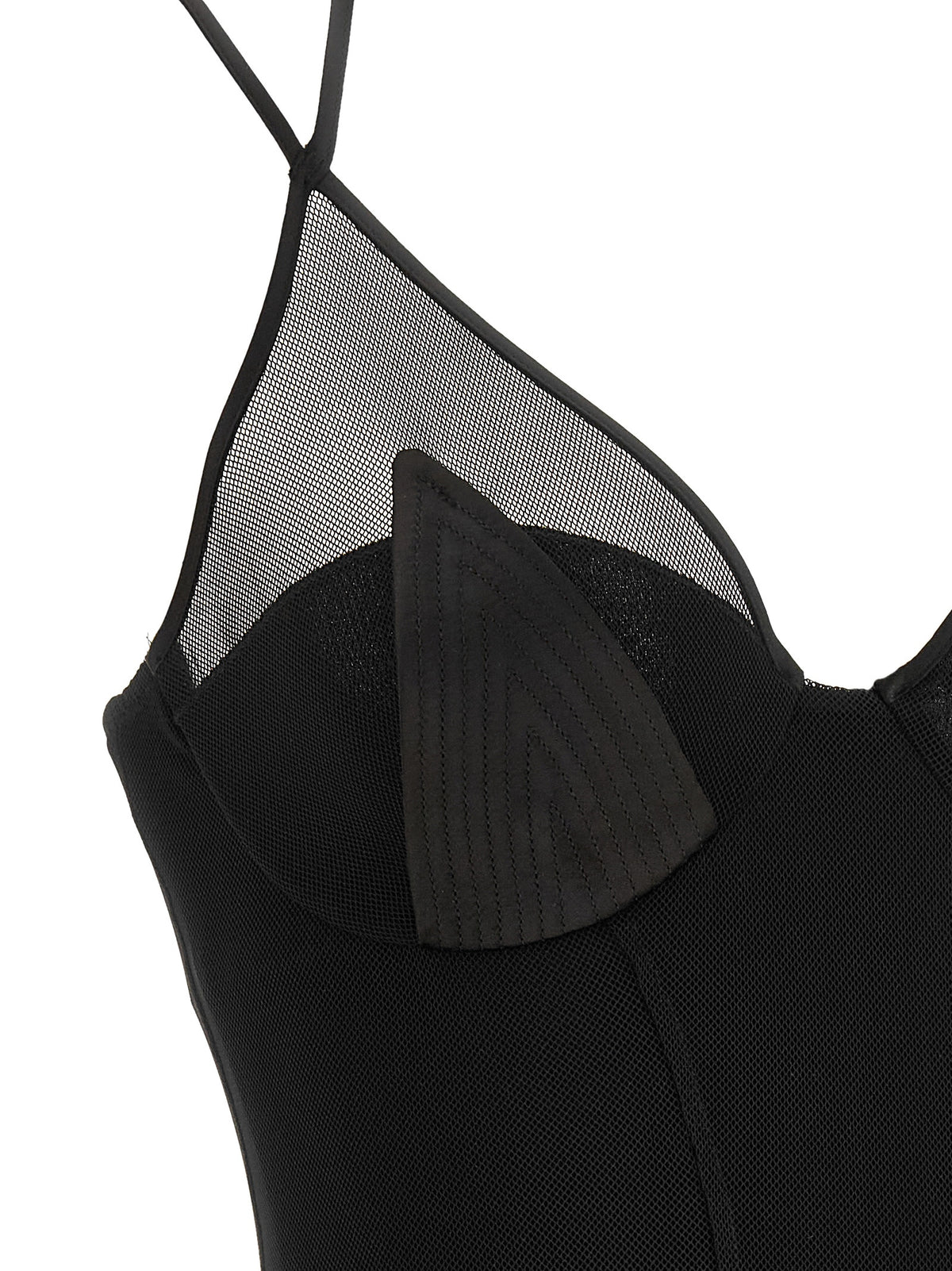 Elisabetta Franchi Black Polyamide Long Women's Dress
