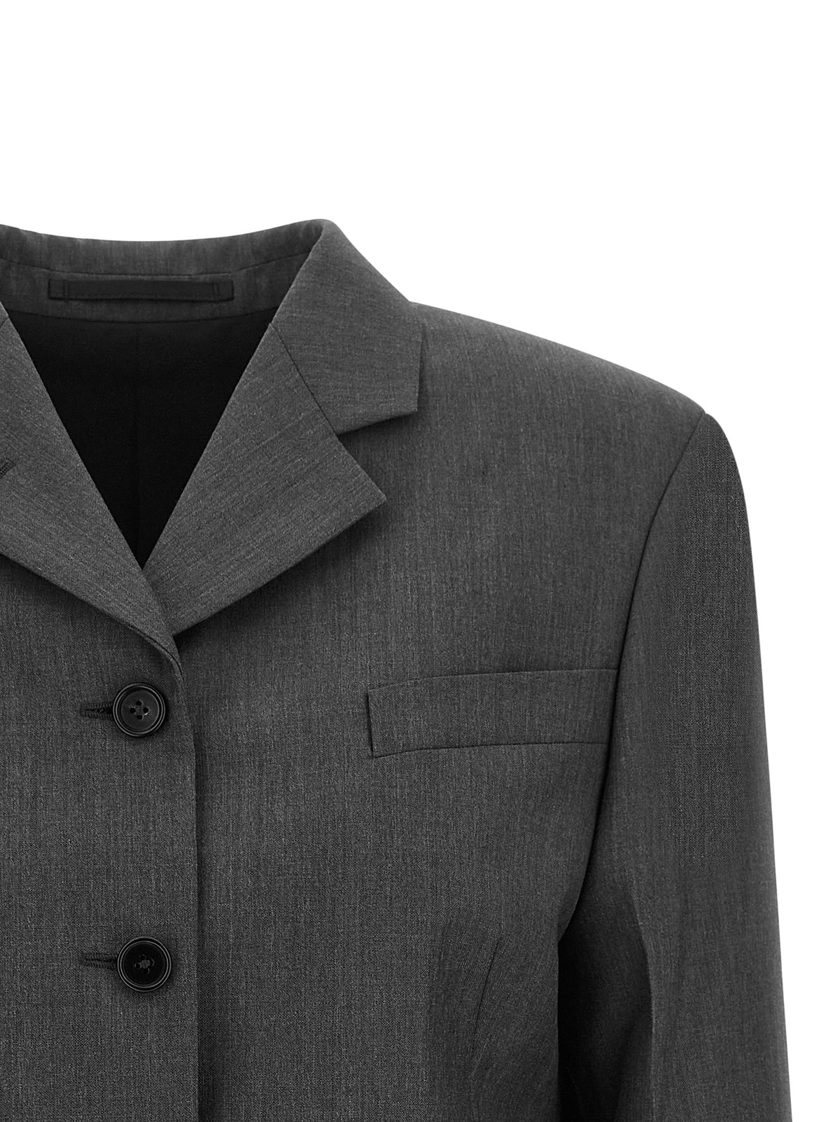 Jil Sander Gray Wool Women's Blazer
