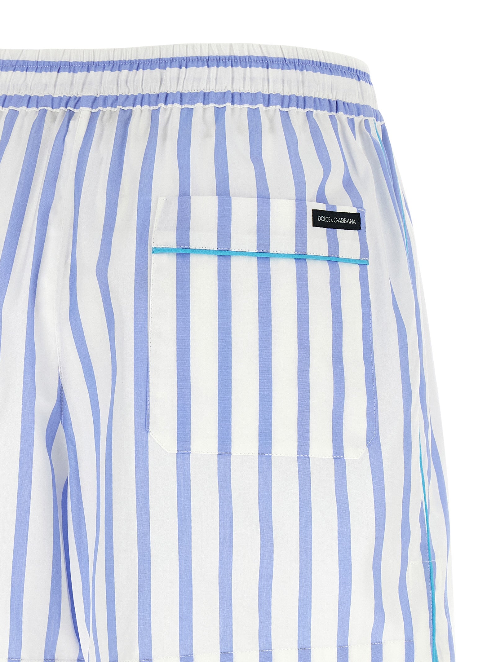 Dolce & Gabbana Blue Cotton Bermuda Women's Shorts