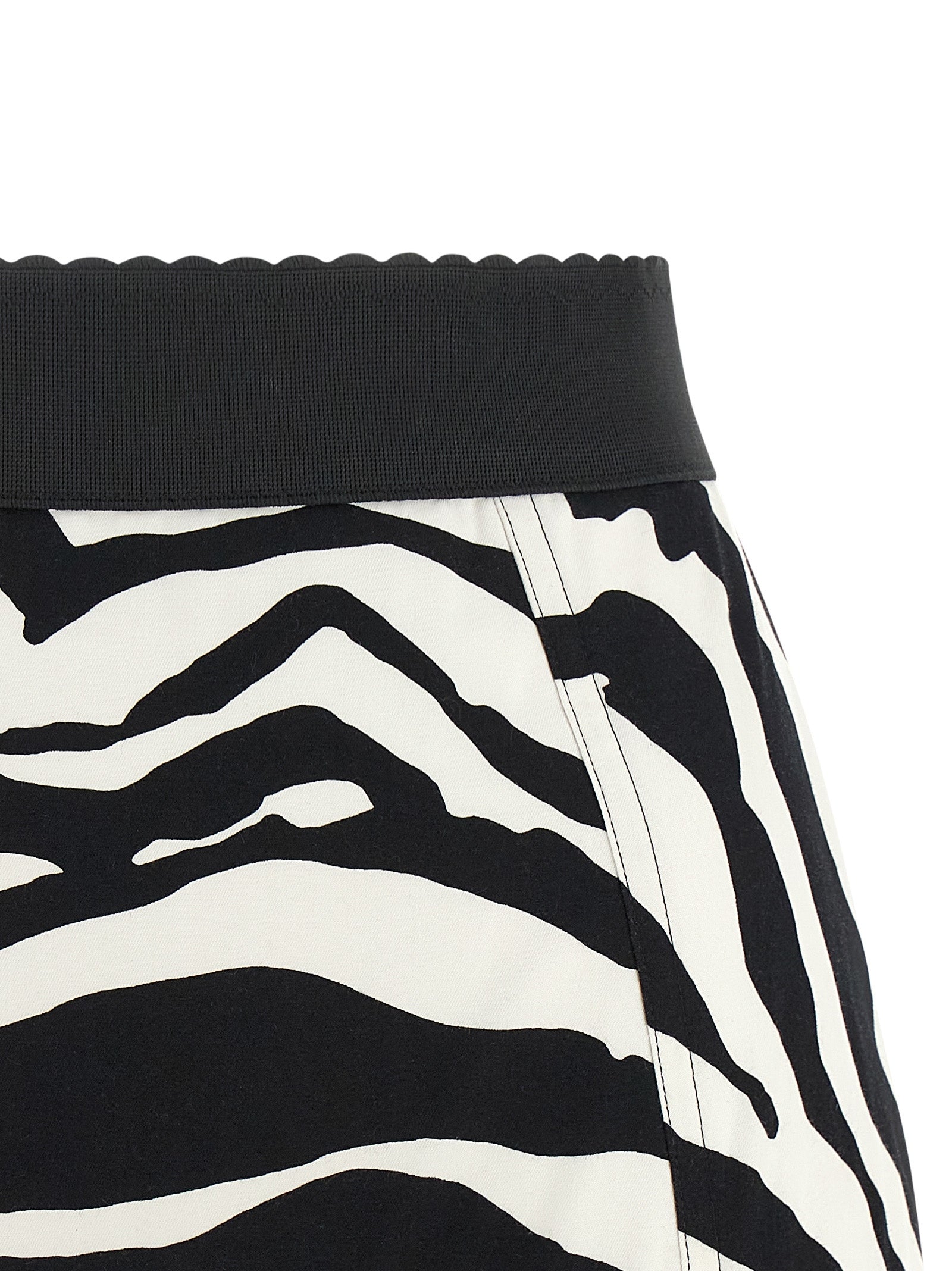 Dolce & Gabbana Bicolor Cotton Bermuda Women's Shorts