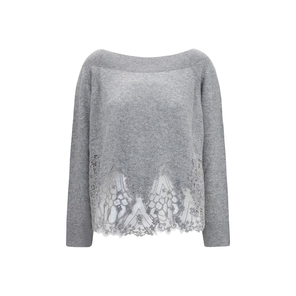 Ermanno Scervino Gray Cashmere Women's Sweater