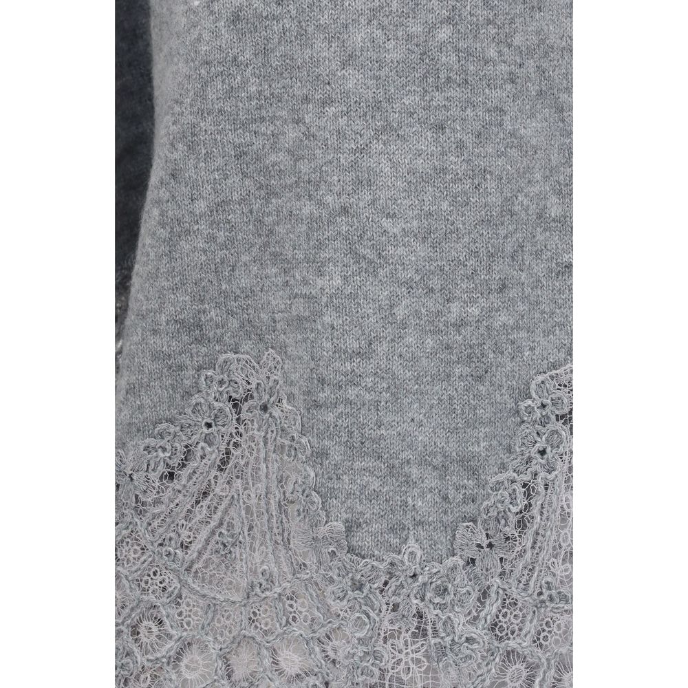 Ermanno Scervino Gray Cashmere Women's Sweater
